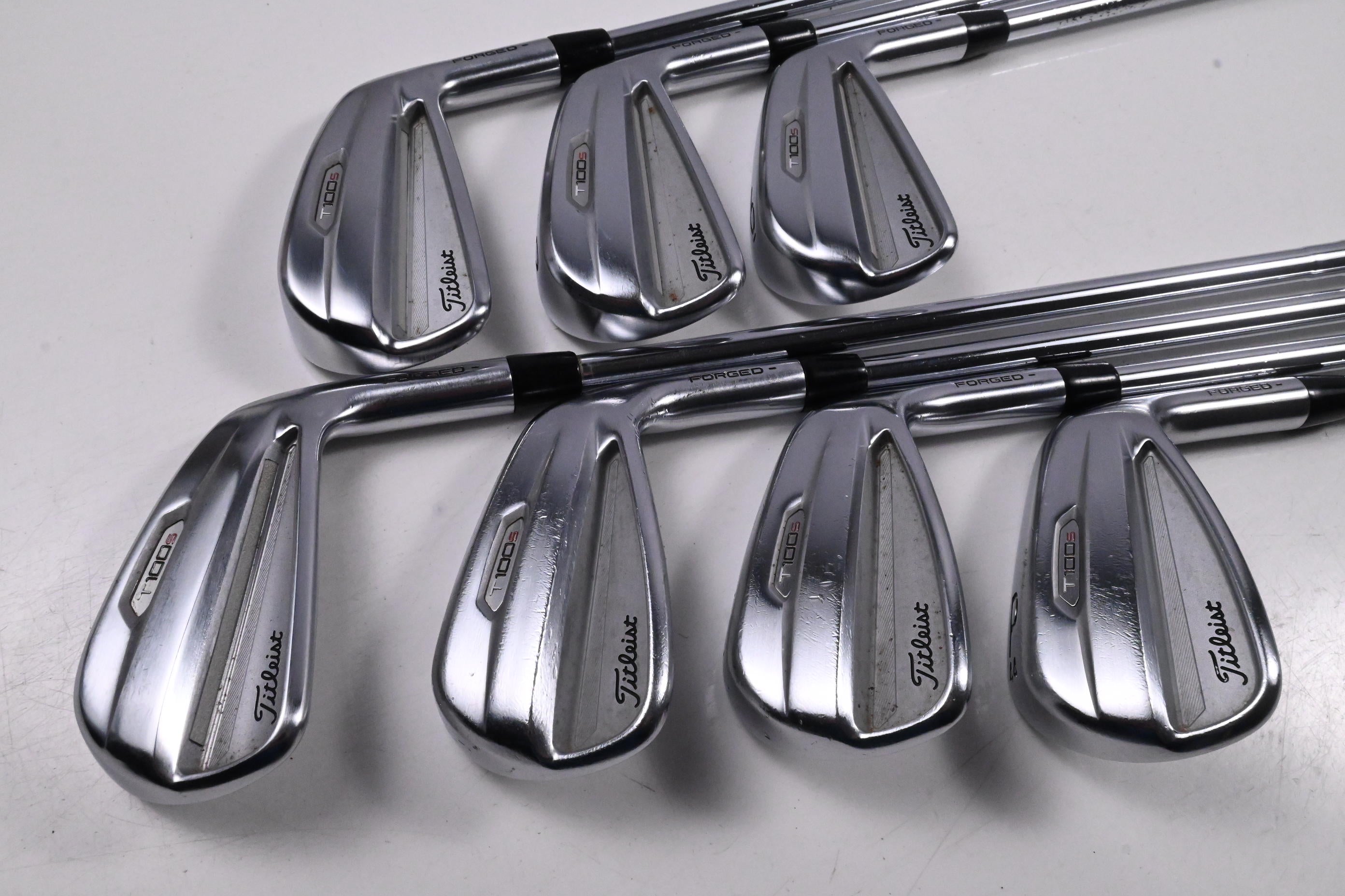 Titleist T100.S 2021 Irons / 4-PW / Stiff Flex AMT Black S300 Shafts