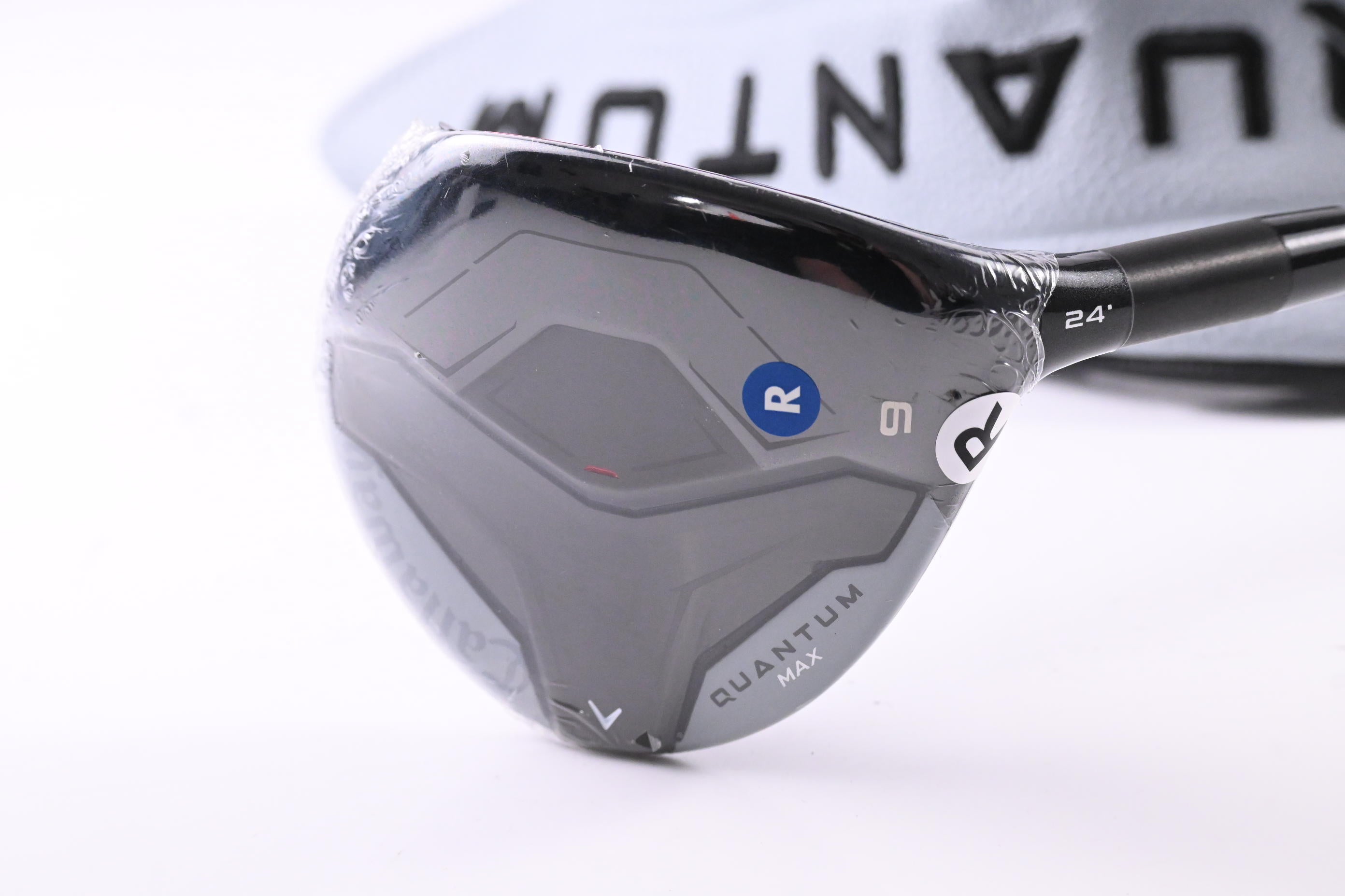 Callaway Quantum Max #9 Wood / 24 Degree / Regular Flex Denali Frost Silver 60
