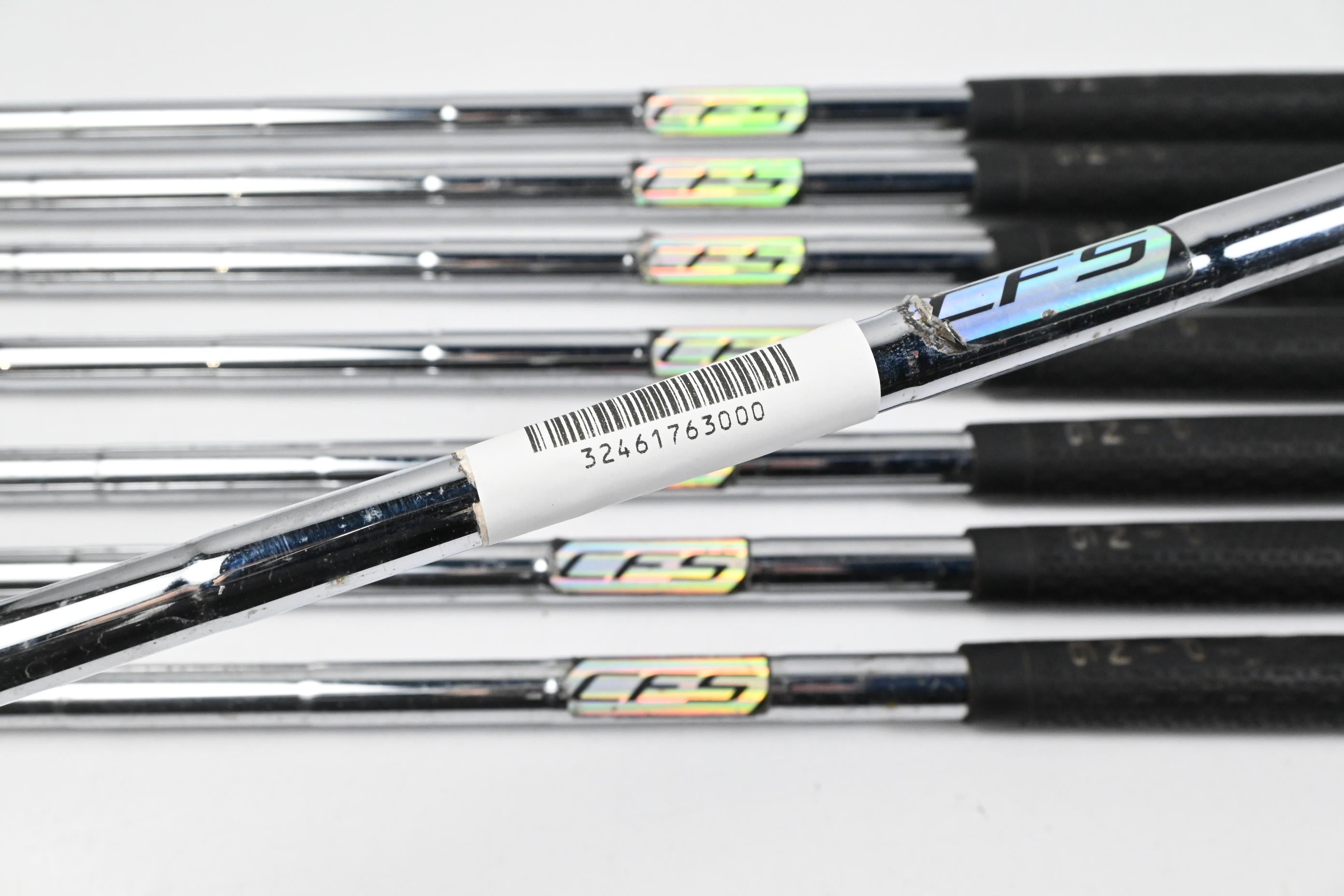 Left Hand Ping G25 Irons / 5-PW+GW+SW / Black Dot / Regular Flex Ping CFS Shafts