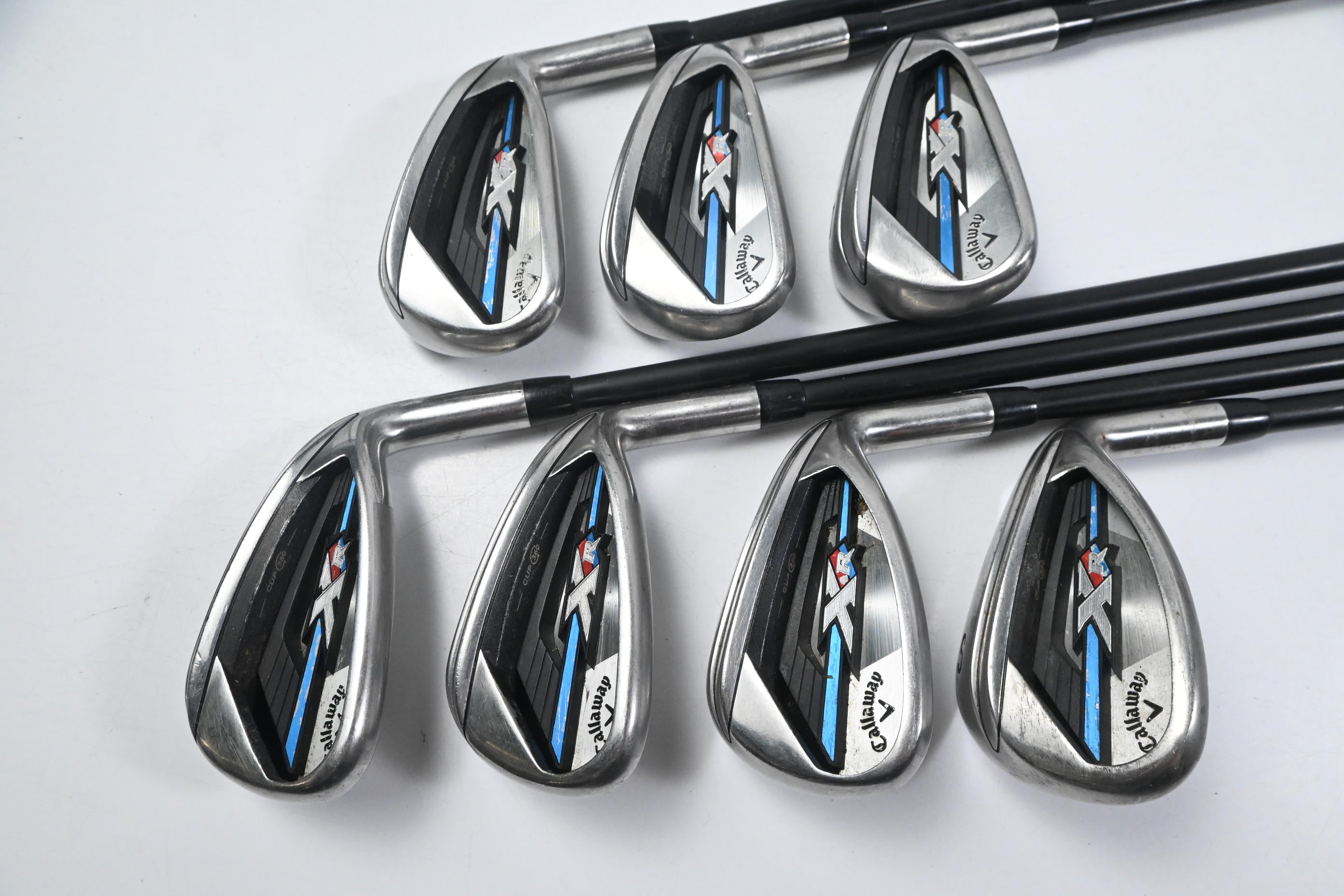 Callaway XR OS Irons / 5-PW+SW / Senior Flex Fubuki 50 Shafts