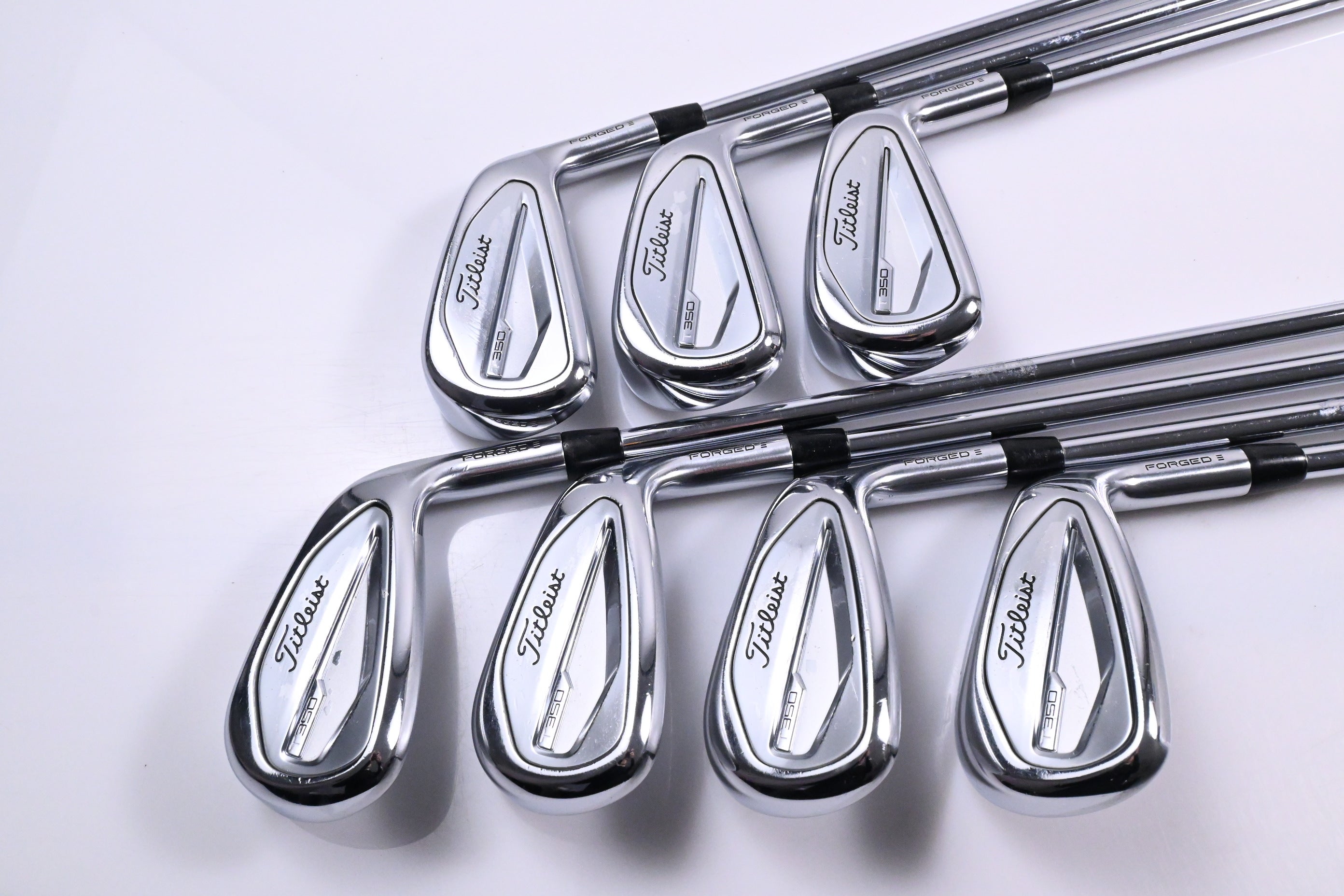 Titleist T350 Irons / 5-PW+48° / Regular Flex AMT Red R300 Shafts