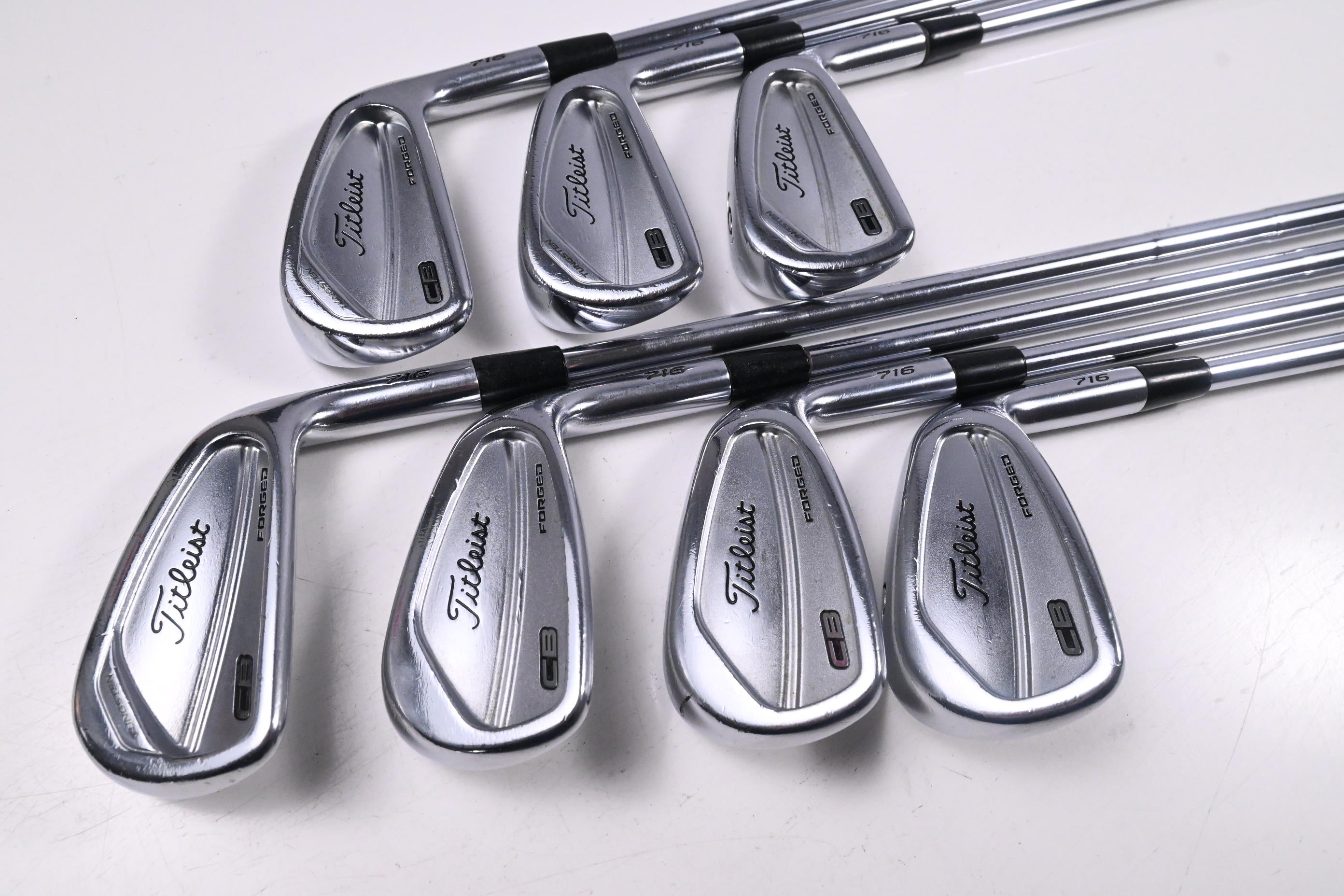 Titleist 716 CB Irons / 4-PW / Stiff Flex Dynamic Gold AMT S300 Shafts