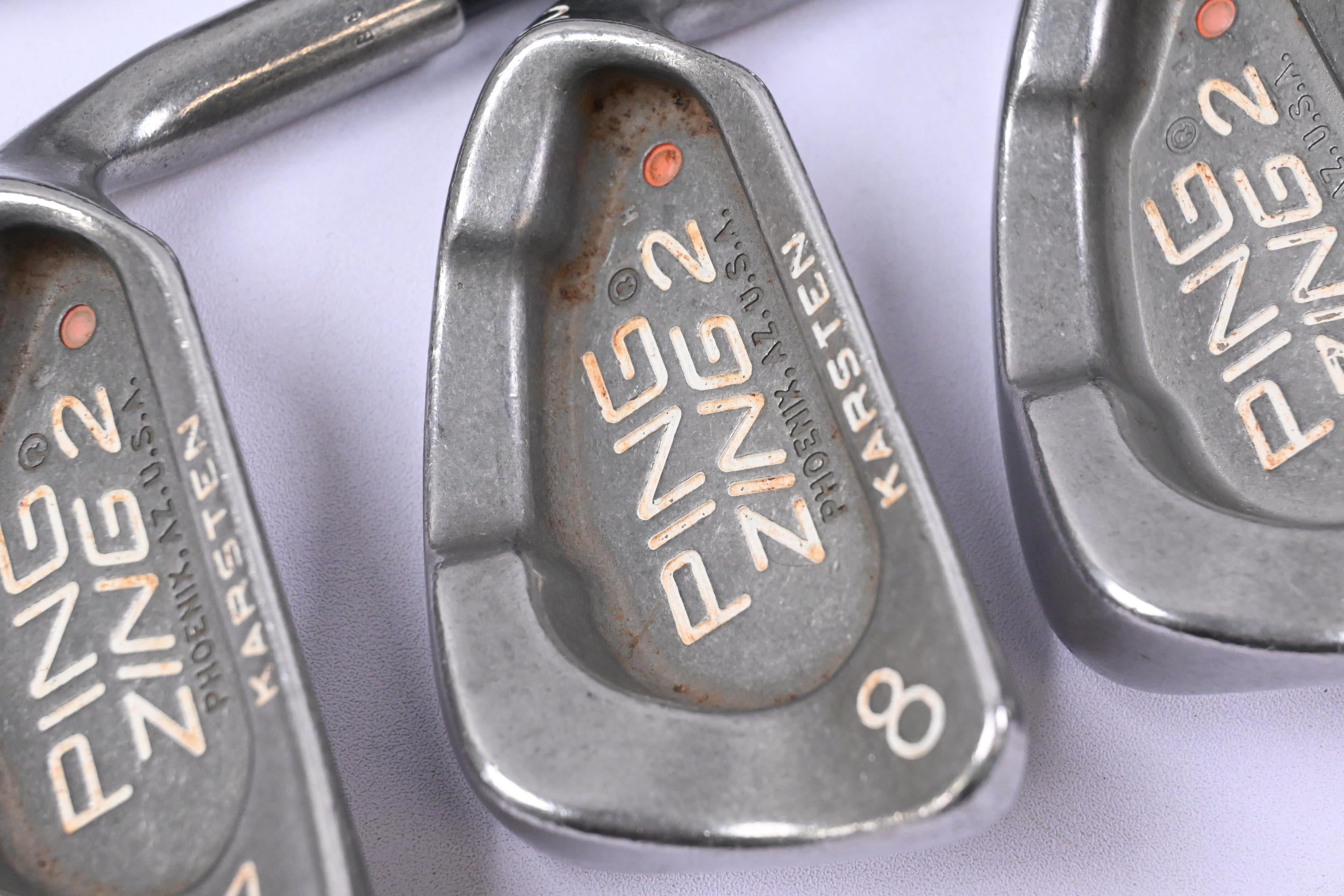 Ping Zing 2 Irons / 2-PW+SW / Orange Dot / Regular Flex Ping Karsten 101 Shafts