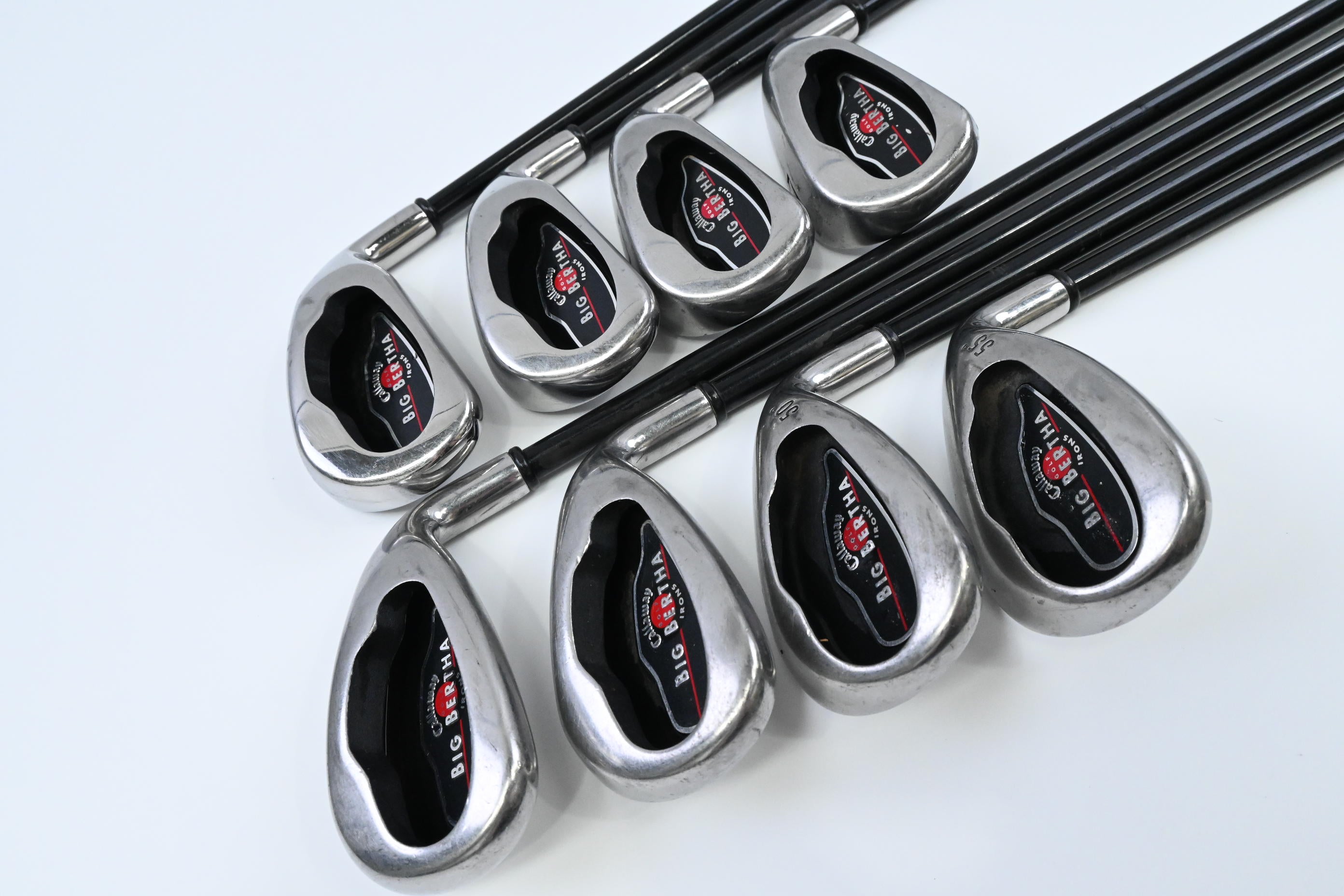 Callaway Big Bertha 2004 Irons / 4-PW+SW / Regular Flex Callaway RCH 75 Shafts