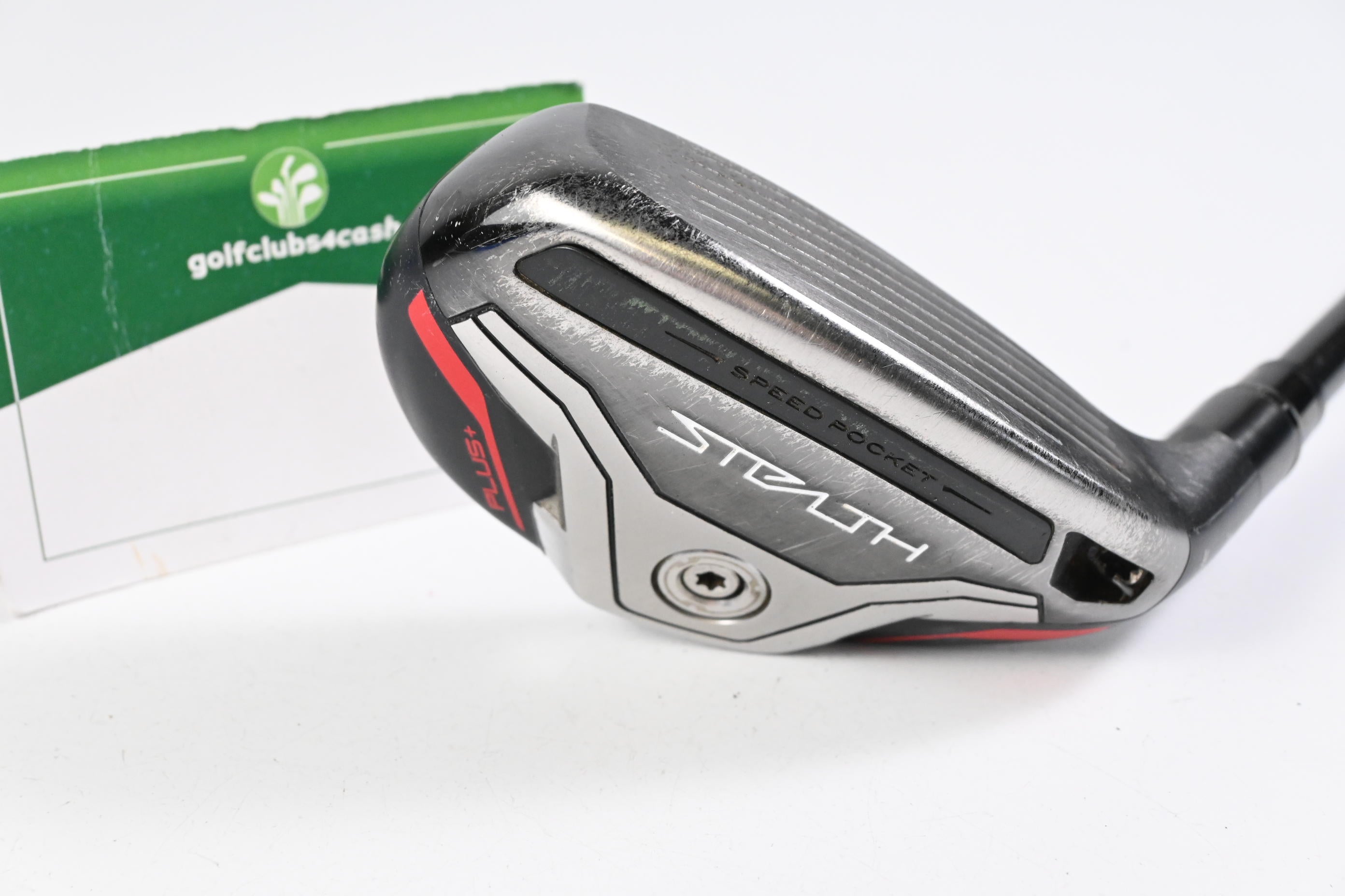 Taylormade Stealth Plus #3 Hybrid / 19.5 Degree / Stiff Flex HZRDUS Smoke Red