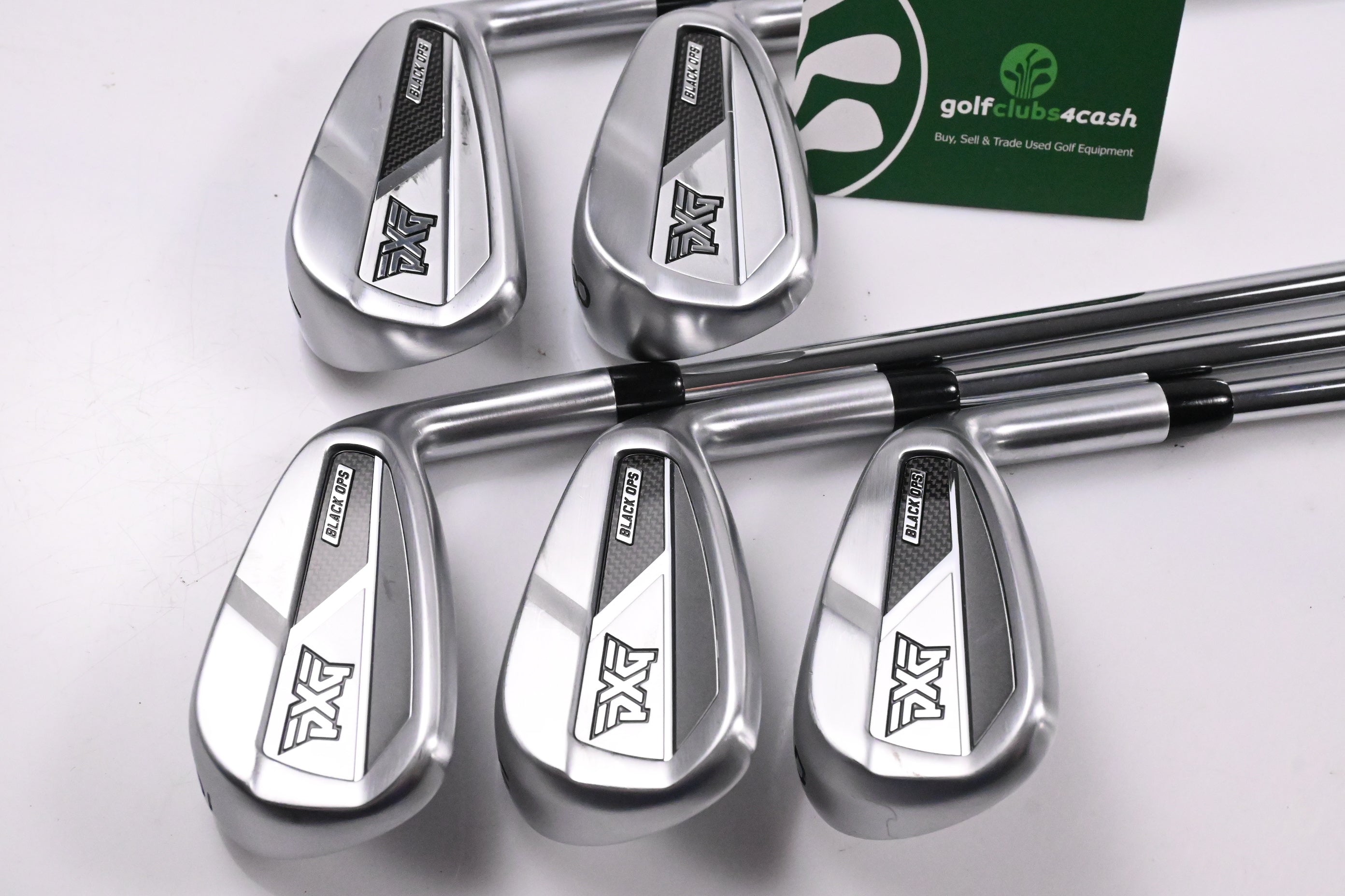 PXG Black Ops Irons / 7-PW+GW / Stiff Flex Dynamic Gold S400 Shafts