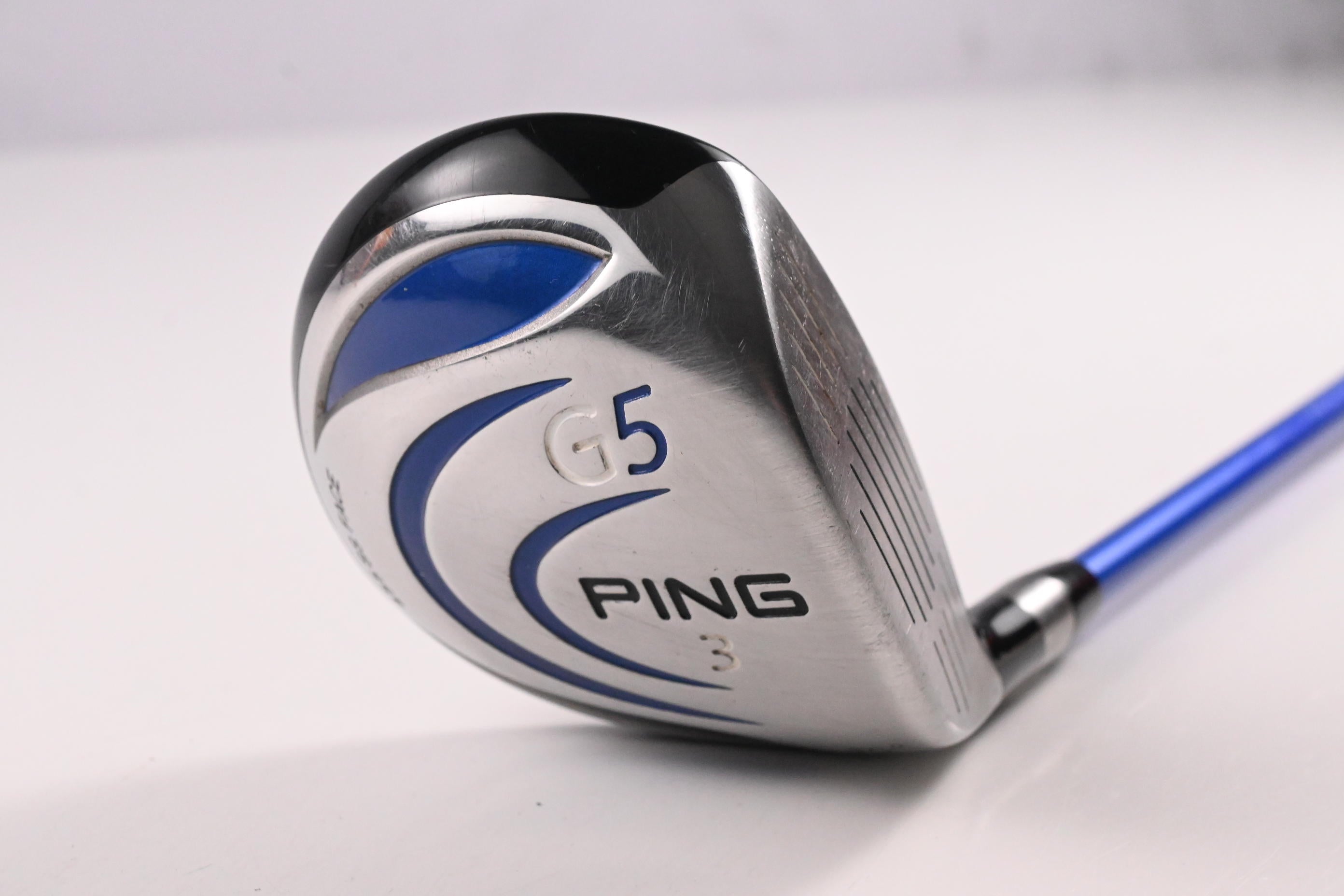 Ping G5 #3 Wood / 15 Degree / Regular Flex Graffaloy Pro Launch Blue 75 Shaft