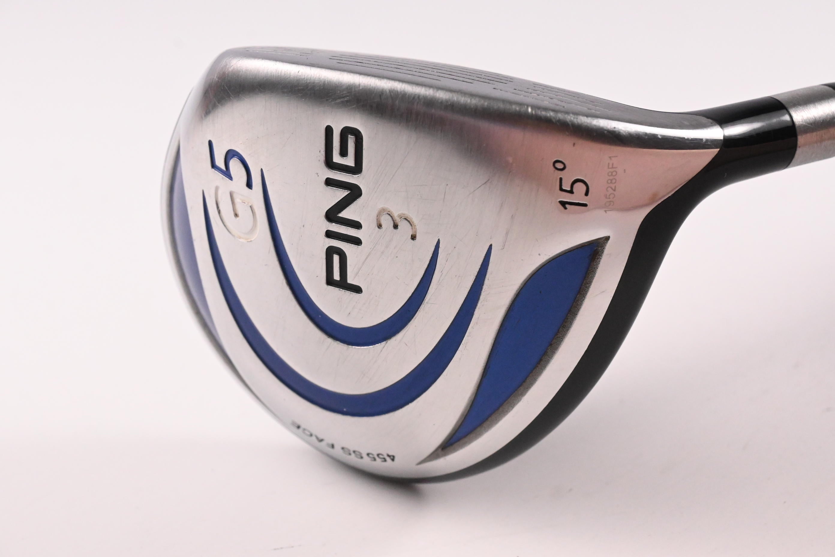 Ping G5 #3 Wood / 15 Degree / Regular Flex Graffaloy Pro Launch Blue 75 Shaft