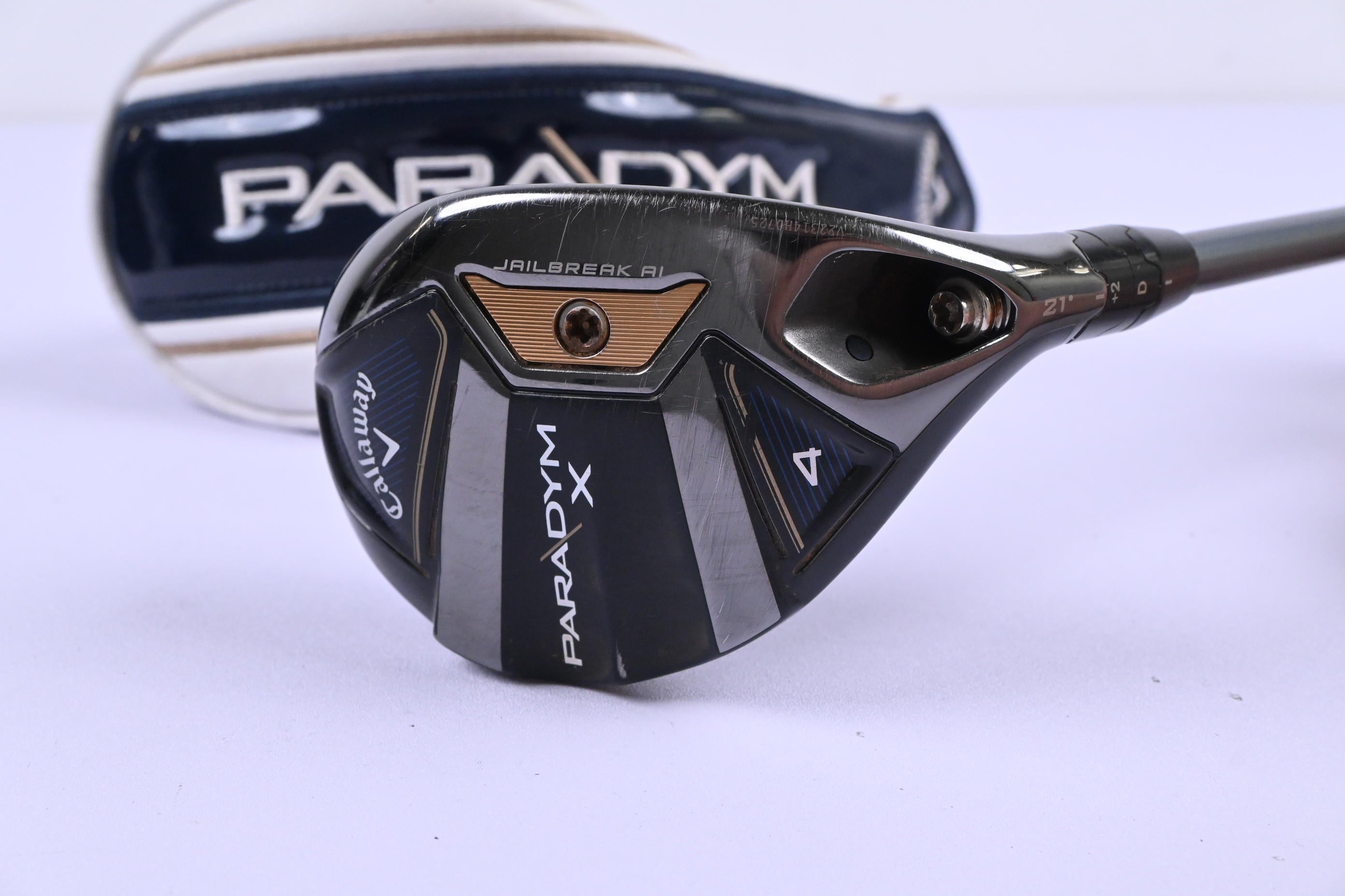 Callaway Paradym X #4 Hybrid / 21 Degree / Regular Flex HZRDUS Gen4 Silver 65