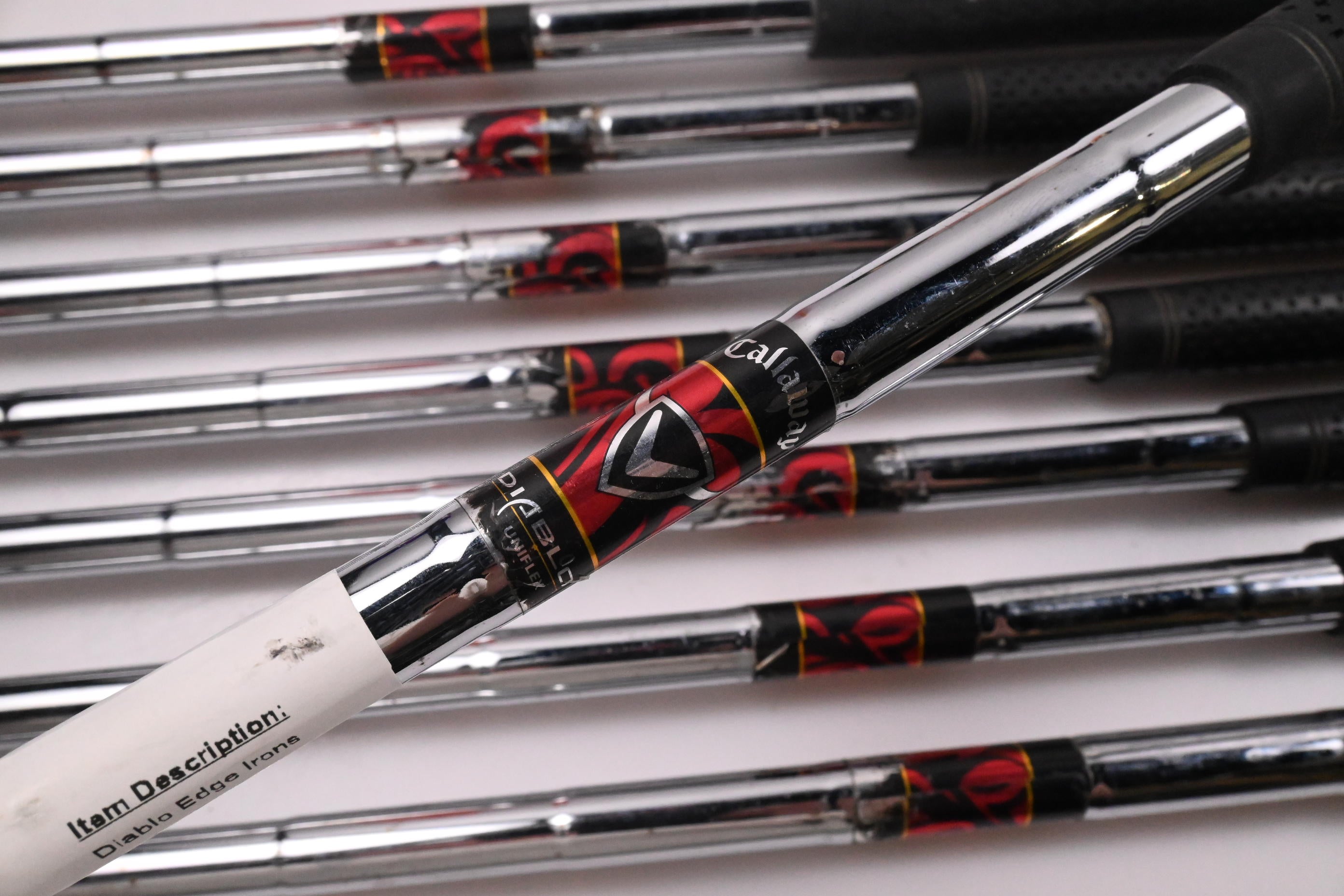 Callaway Diablo Edge Irons / 4-PW+SW / UniFlex Callaway Shafts