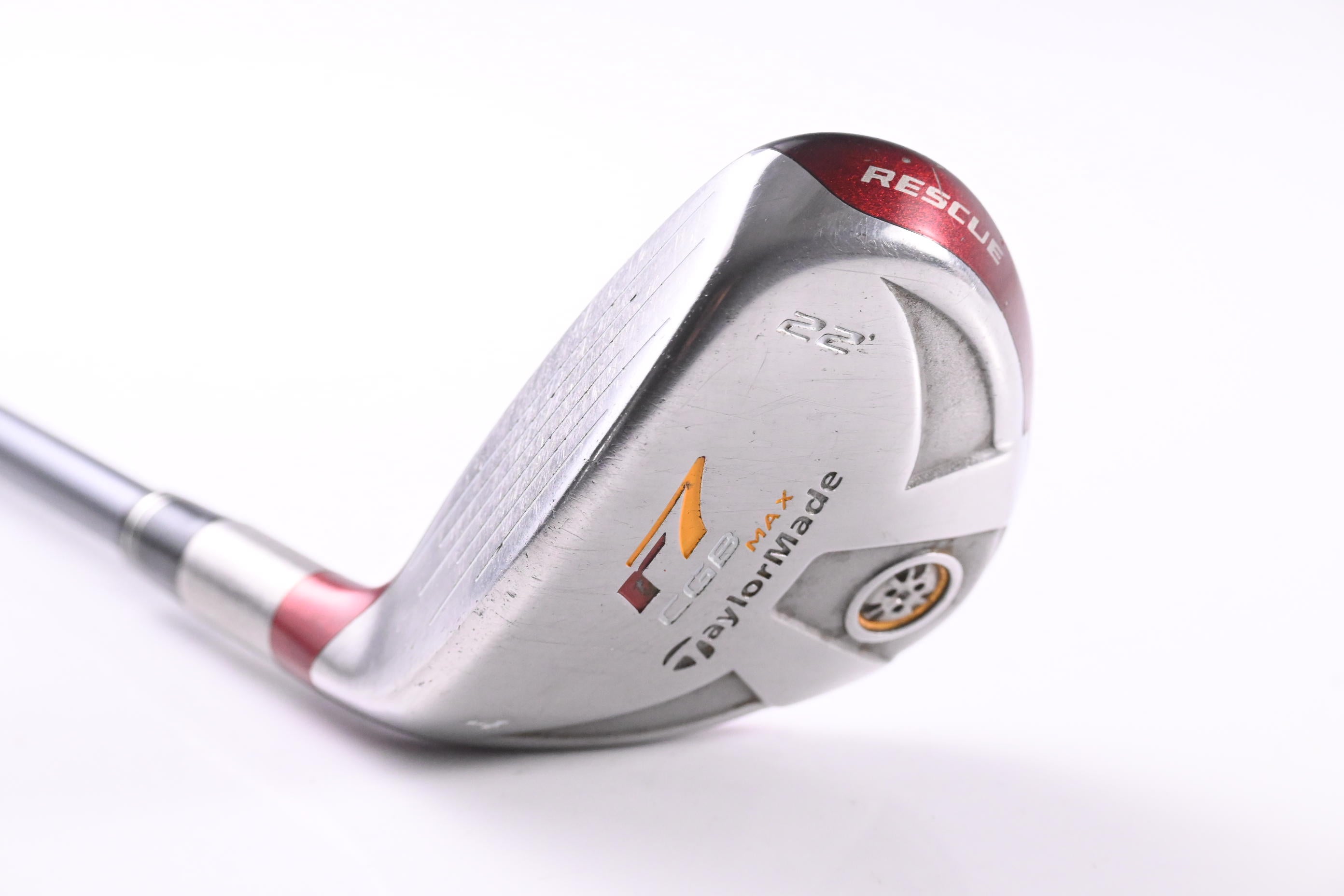 Left Hand Taylormade R7 CGB Max #4 Hybrid / 22 Degree / Regular Flex REAX 55