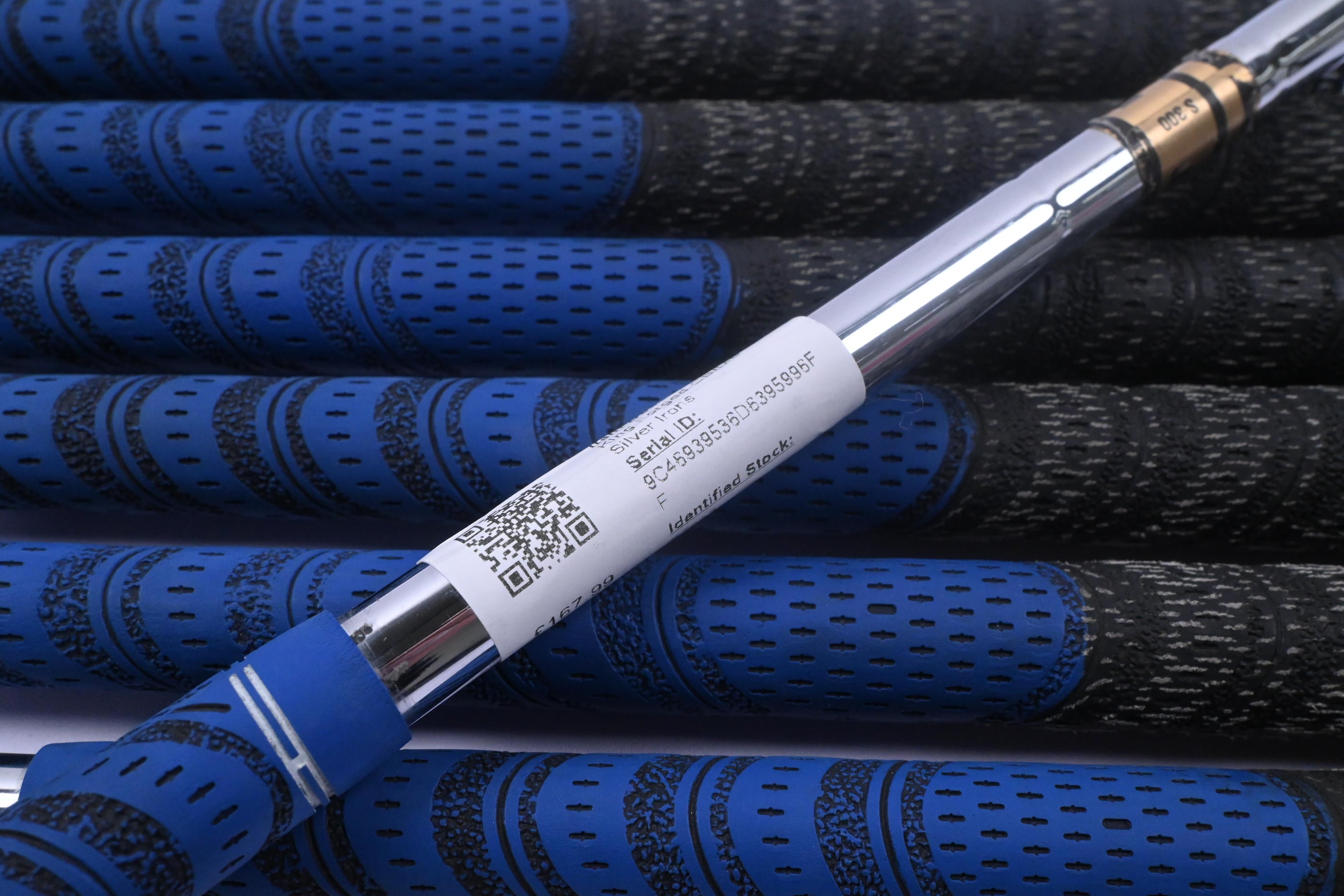 Cobra King Forged CB Silver Irons / 3-9i / Stiff Flex Dynamic Gold S300 Shafts