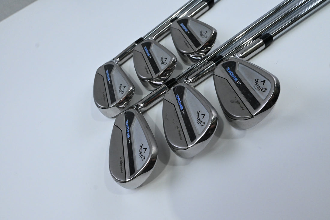 Callaway Paradym Ai Smoke Irons / 5-PW / Stiff Flex Elevate MPH 95 Shafts