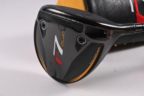 Taylormade R7 Quad Mini Driver / 11.5 Degree / X-Flex HZRDUS Smoke RDX Green 75 Shaft