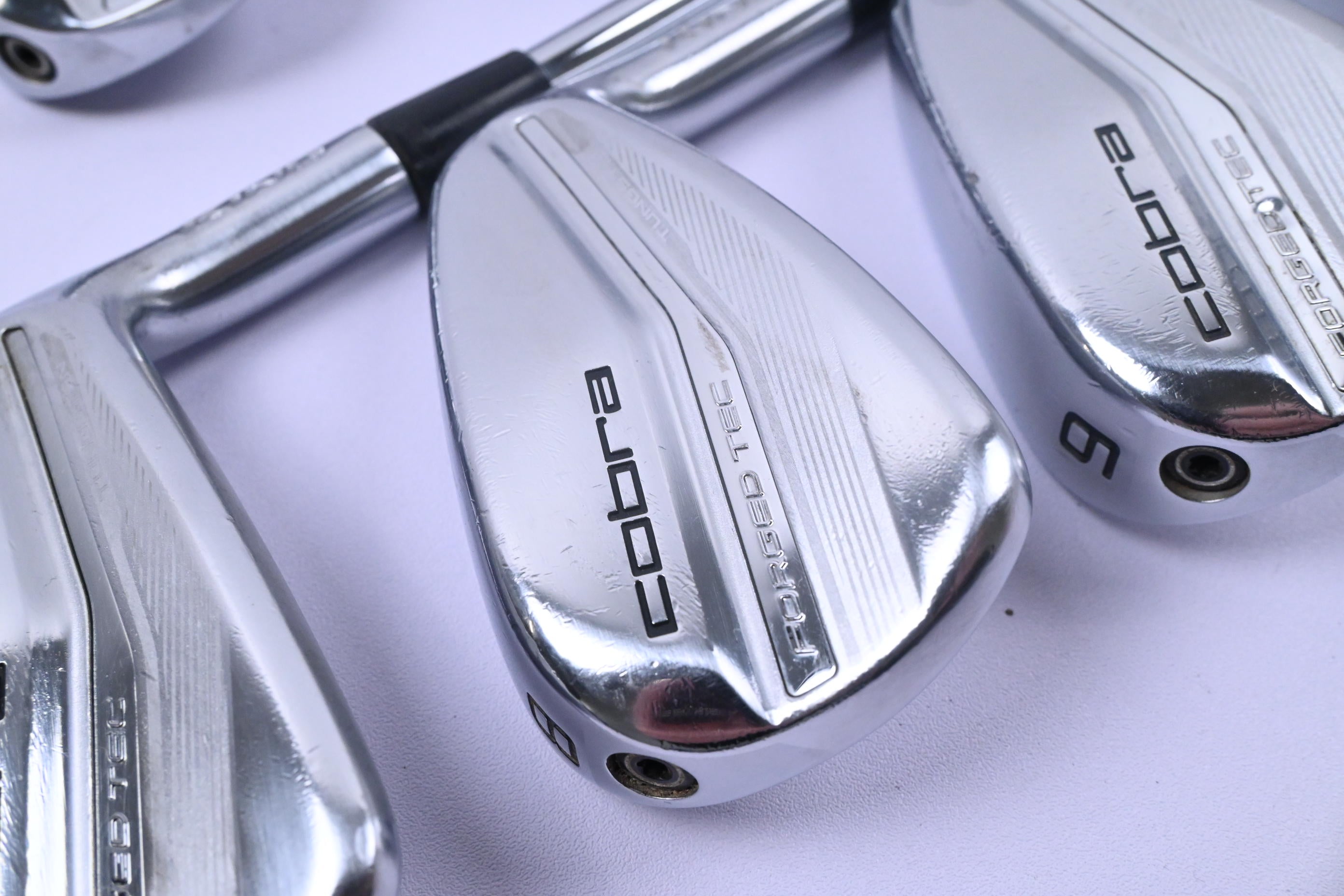 Cobra King Forged Tec Irons / 4-PW / Stiff Flex KBS $-Taper Lite Shafts