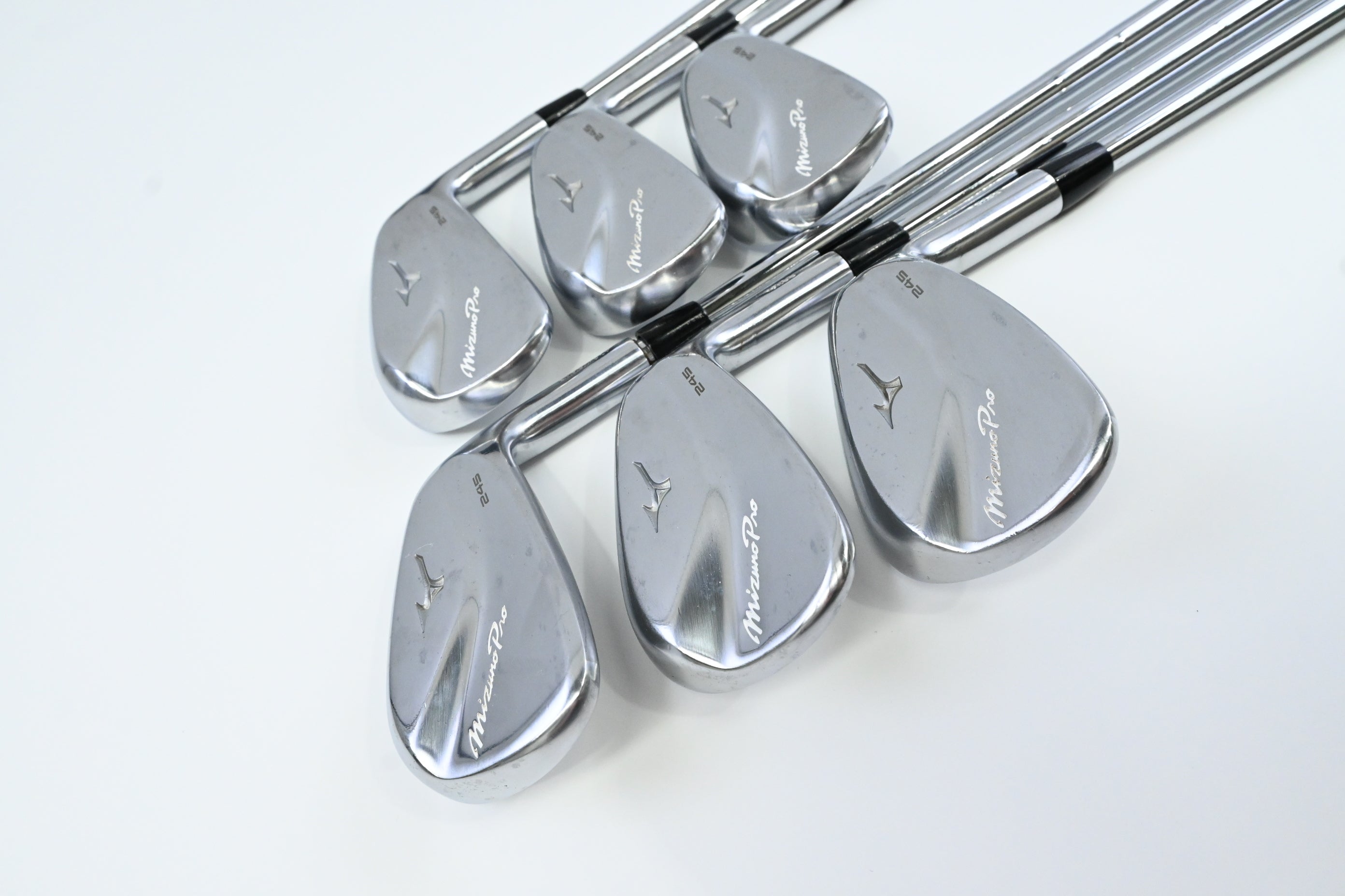 Mizuno Pro 245 Irons / 5-PW / Stiff Flex KBS Tour Pro+ 100 Shafts
