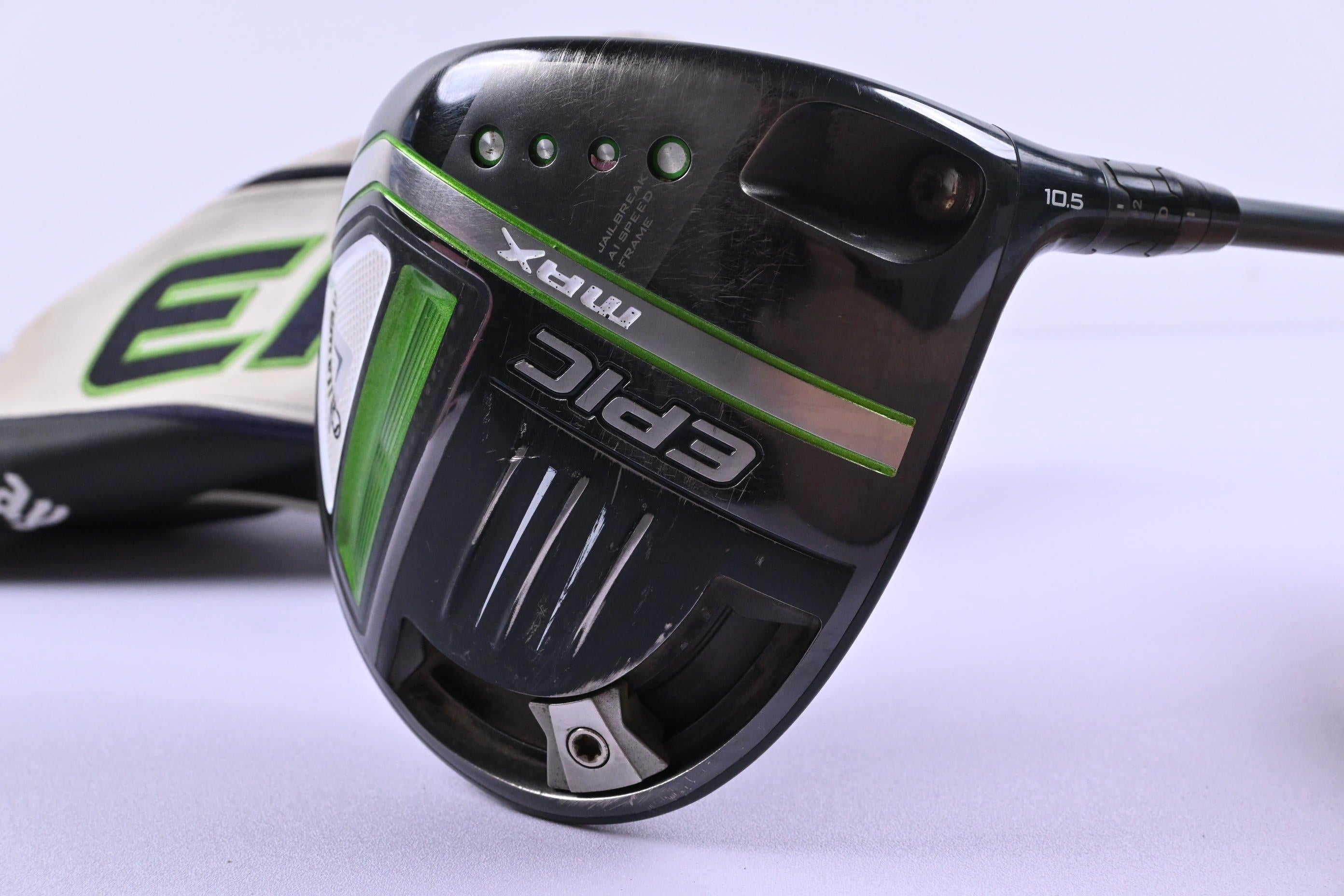 Callaway Epic Max Driver / 10.5 Degree / Stiff Flex HZRDUS iM10 Green Shaft