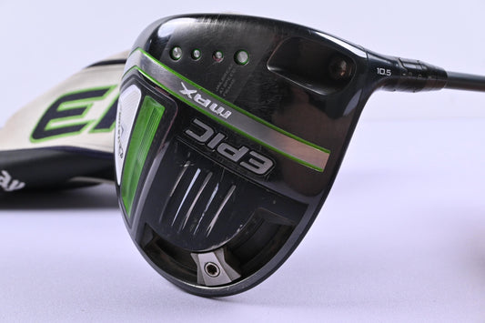 Callaway Epic Max Driver / 10.5 Degree / Stiff Flex HZRDUS iM10 Green Shaft