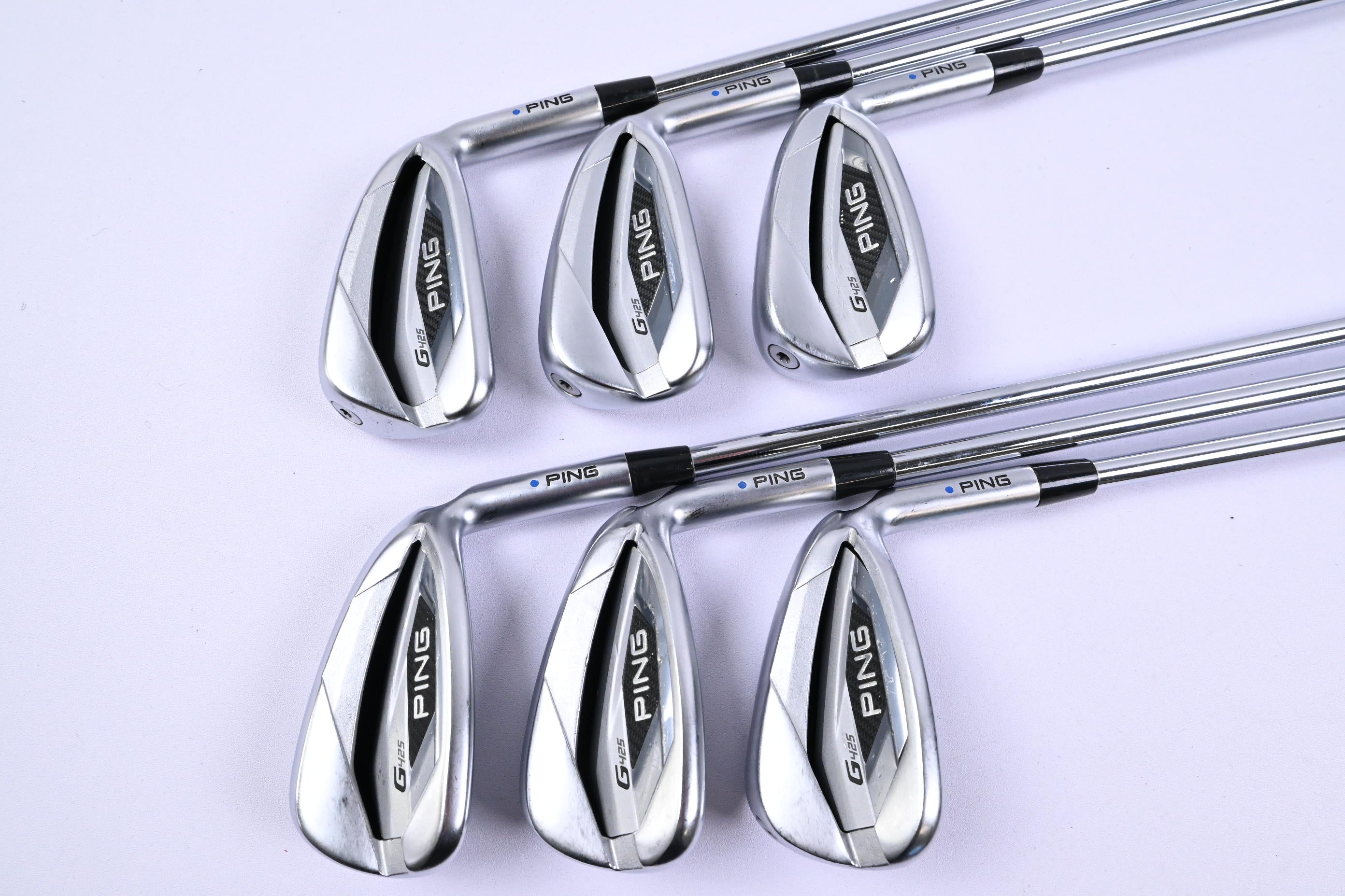 Ping G425 Irons / 6-PW+GW / Blue Dot / Regular Flex Elevate MPH 95 Shafts