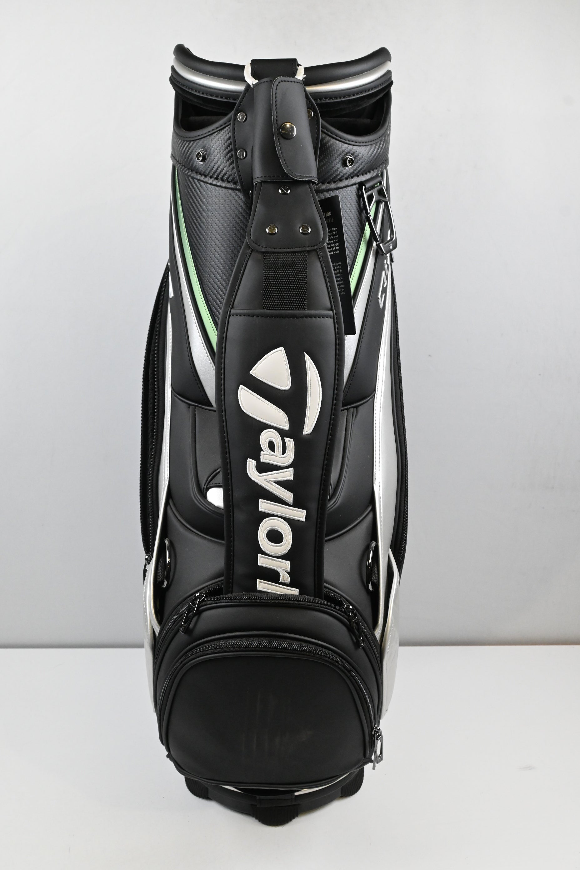 Taylormade Qi35 Tour Bag / 6-Way Divider / Silver, Black, Green