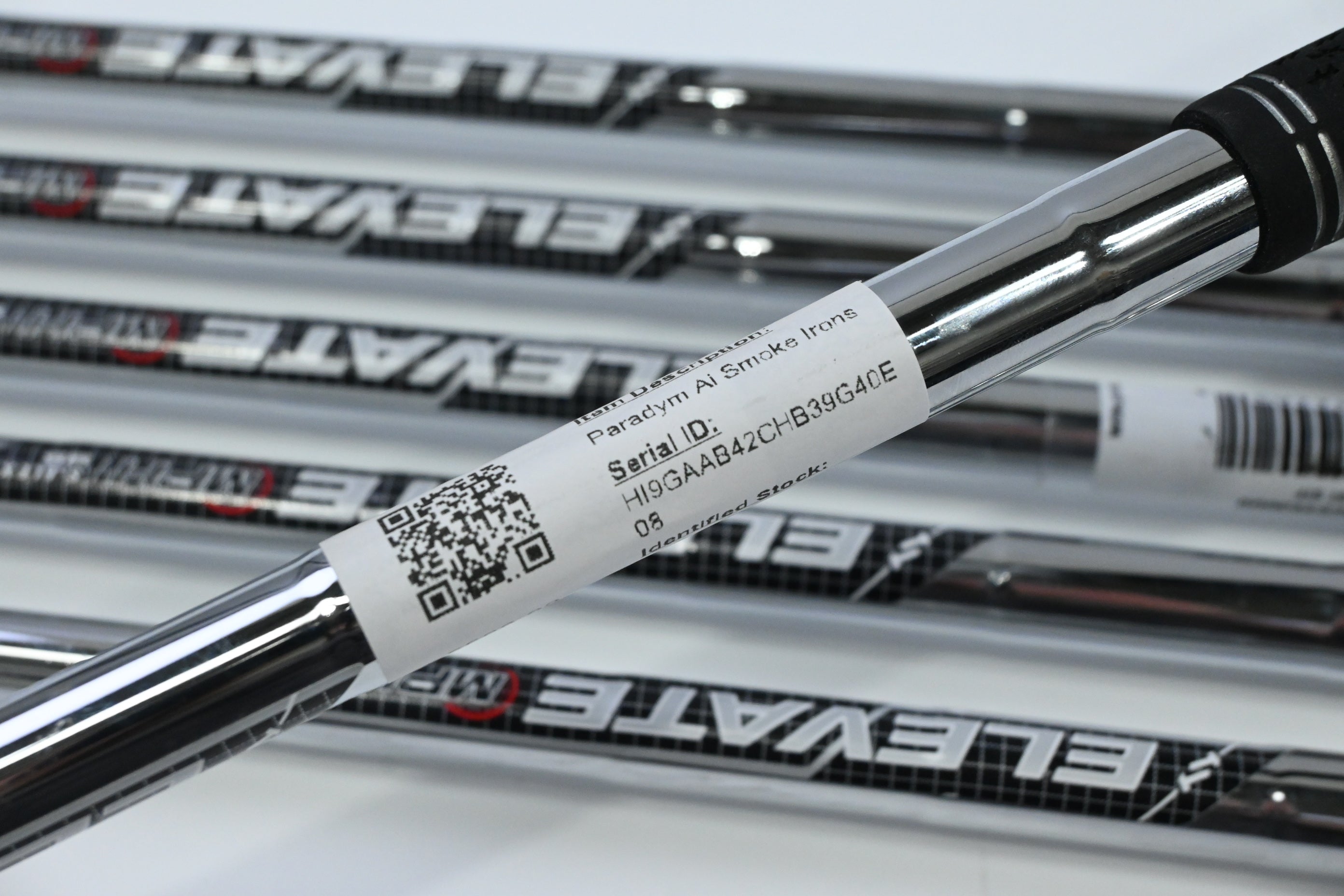 Callaway Paradym Ai Smoke Irons / 5-PW / Stiff Flex Elevate MPH 95 Shafts