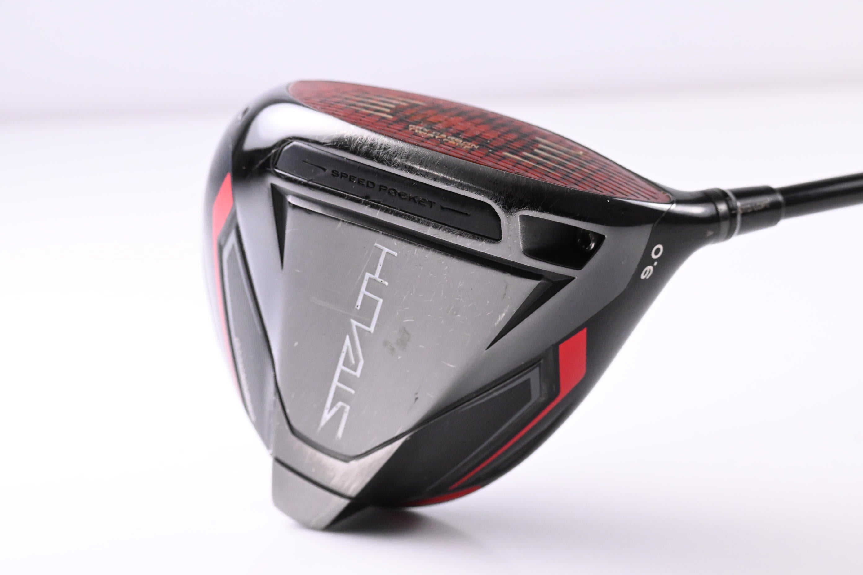 Taylormade Stealth Driver / 9 Degree / Stiff Flex HZRDUS Smoke Red RDX 60 Shaft