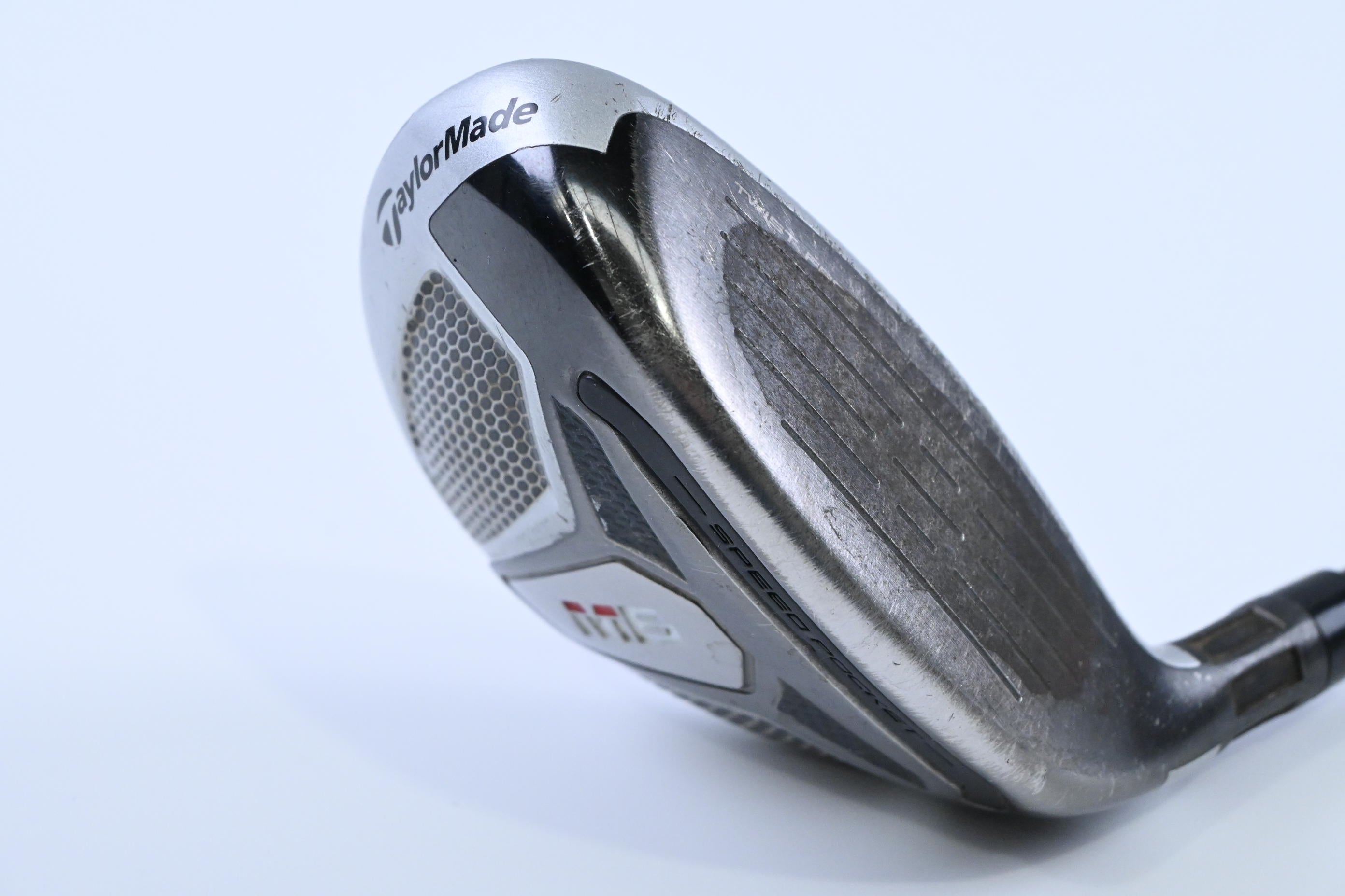Taylormade M6 #3 Hybrid / 19 Degree / Stiff Flex Fujikura Atmos Orange 7 Shaft