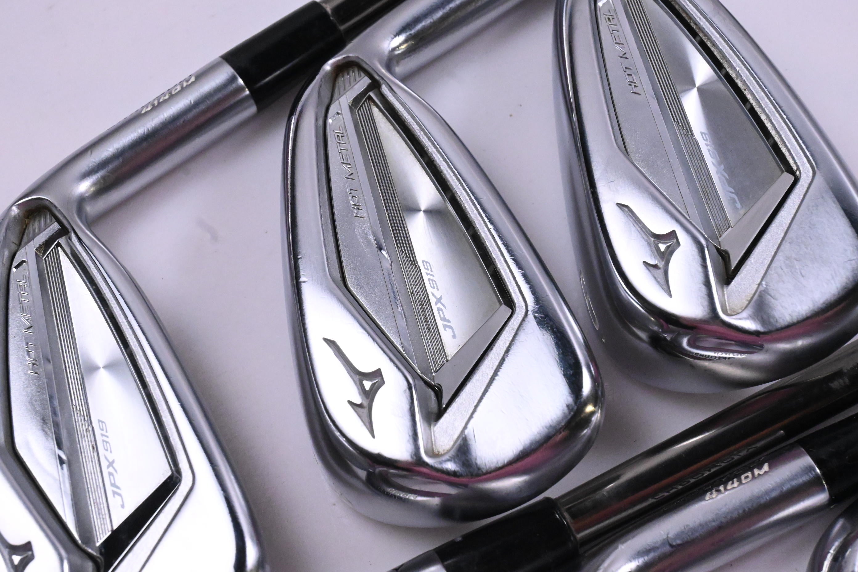 Mizuno JPX 919 Hot Metal Irons / 4-PW / Stiff Flex UST Recoil 95 Shafts