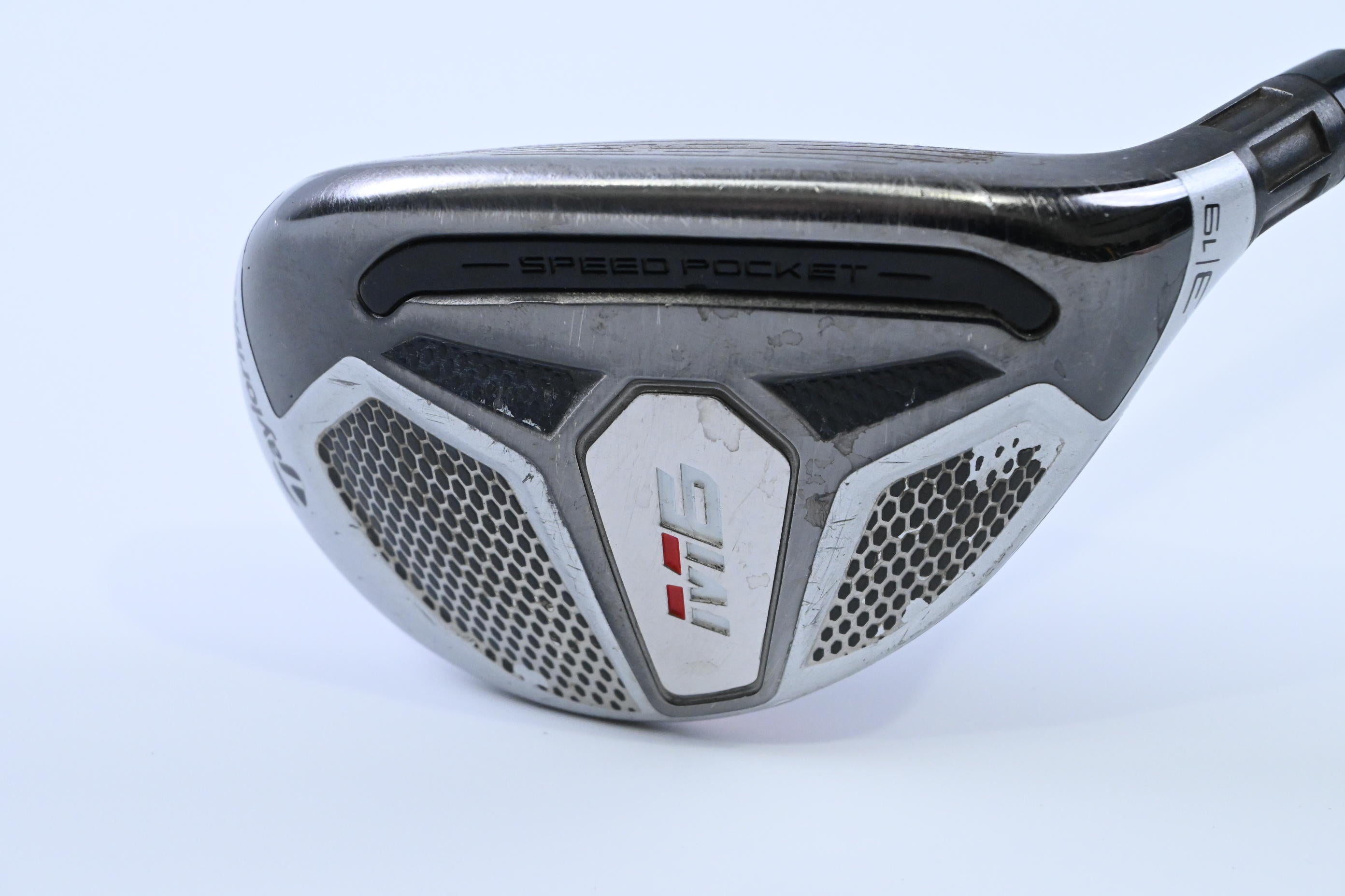 Taylormade M6 #3 Hybrid / 19 Degree / Stiff Flex Fujikura Atmos Orange 7 Shaft
