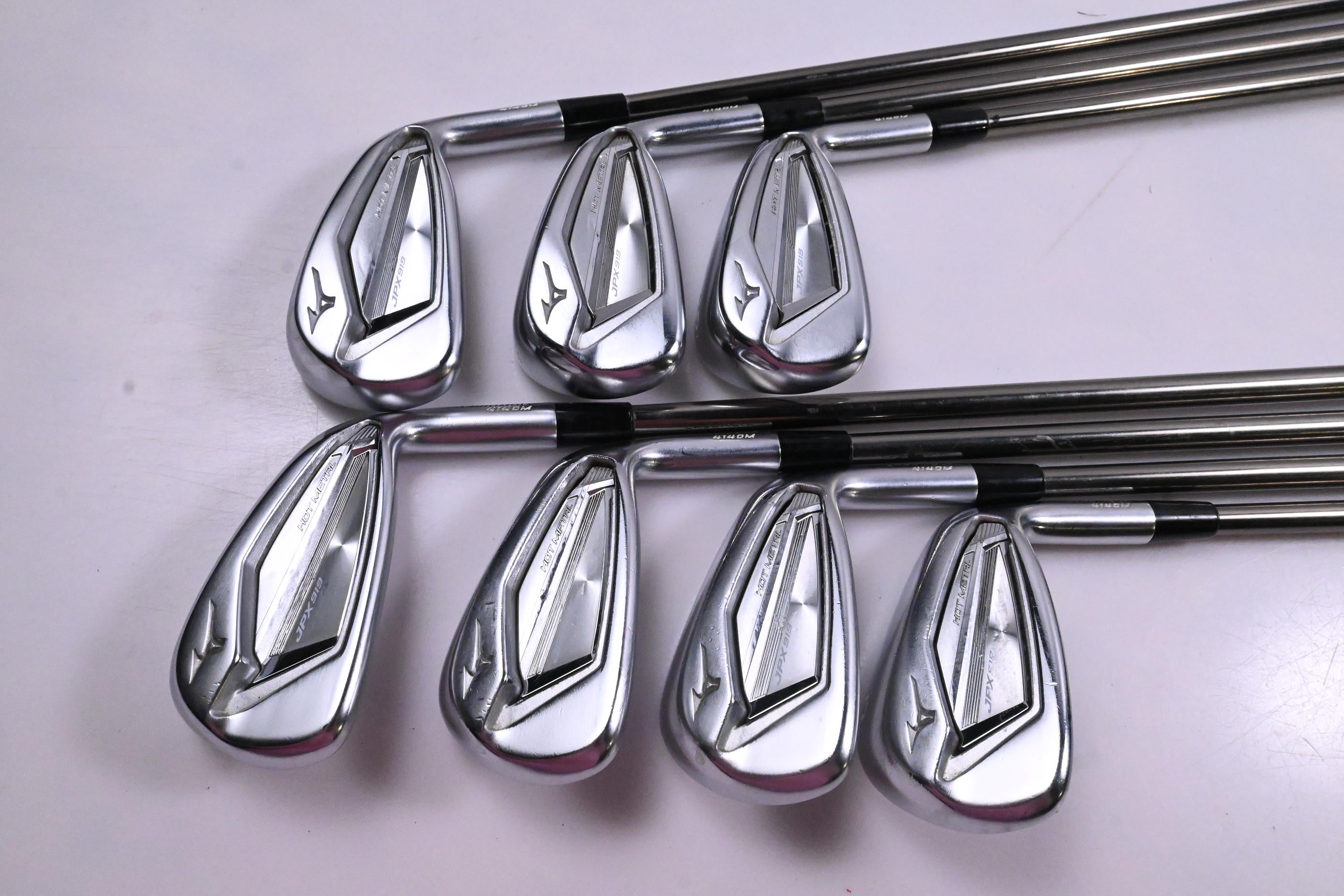 Mizuno JPX 919 Hot Metal Irons / 4-PW / Stiff Flex UST Recoil 95 Shafts