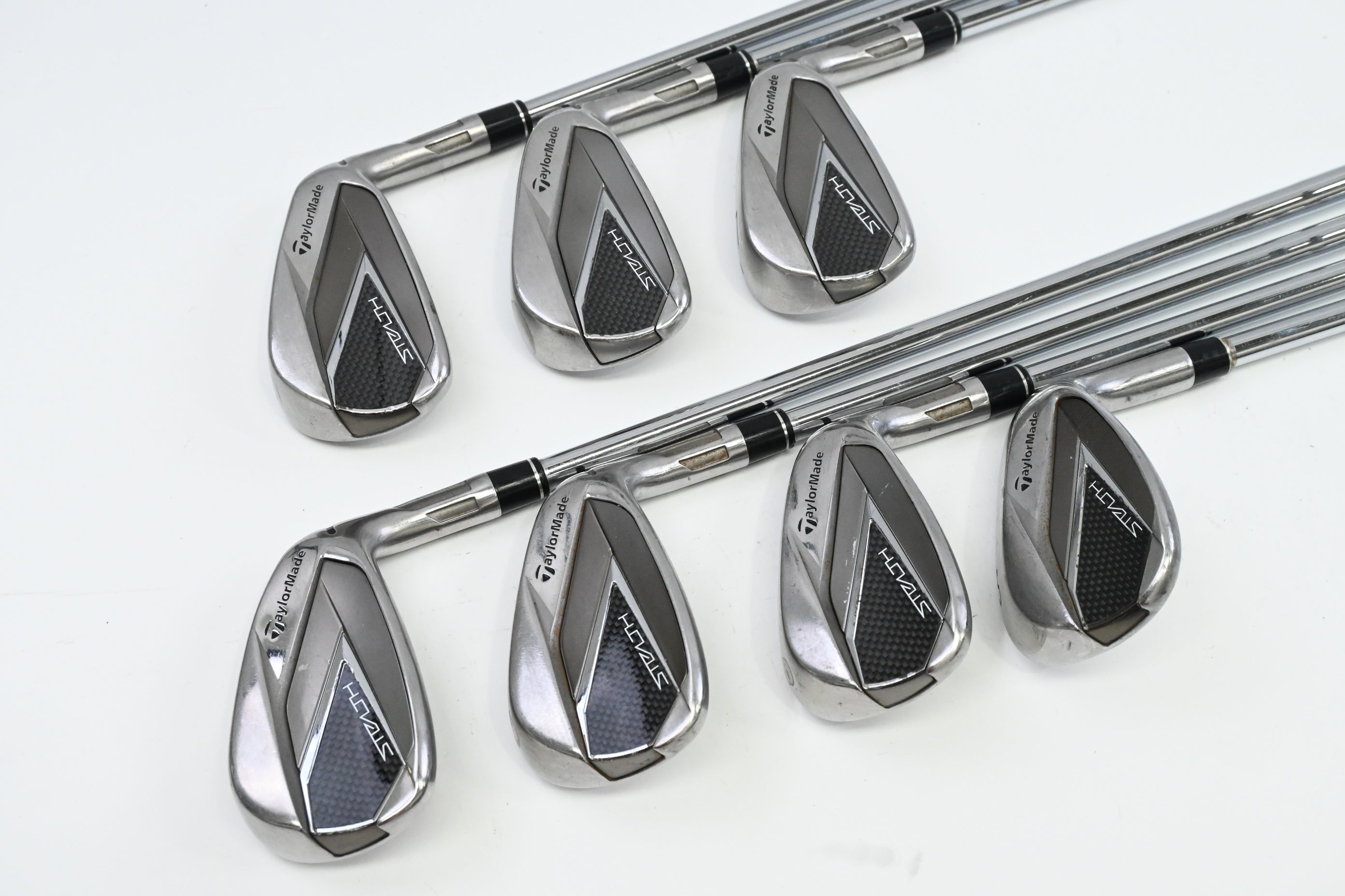 Taylormade Stealth Irons / 5-PW+SW / Stiff Flex KBS Max MT 85 Shafts