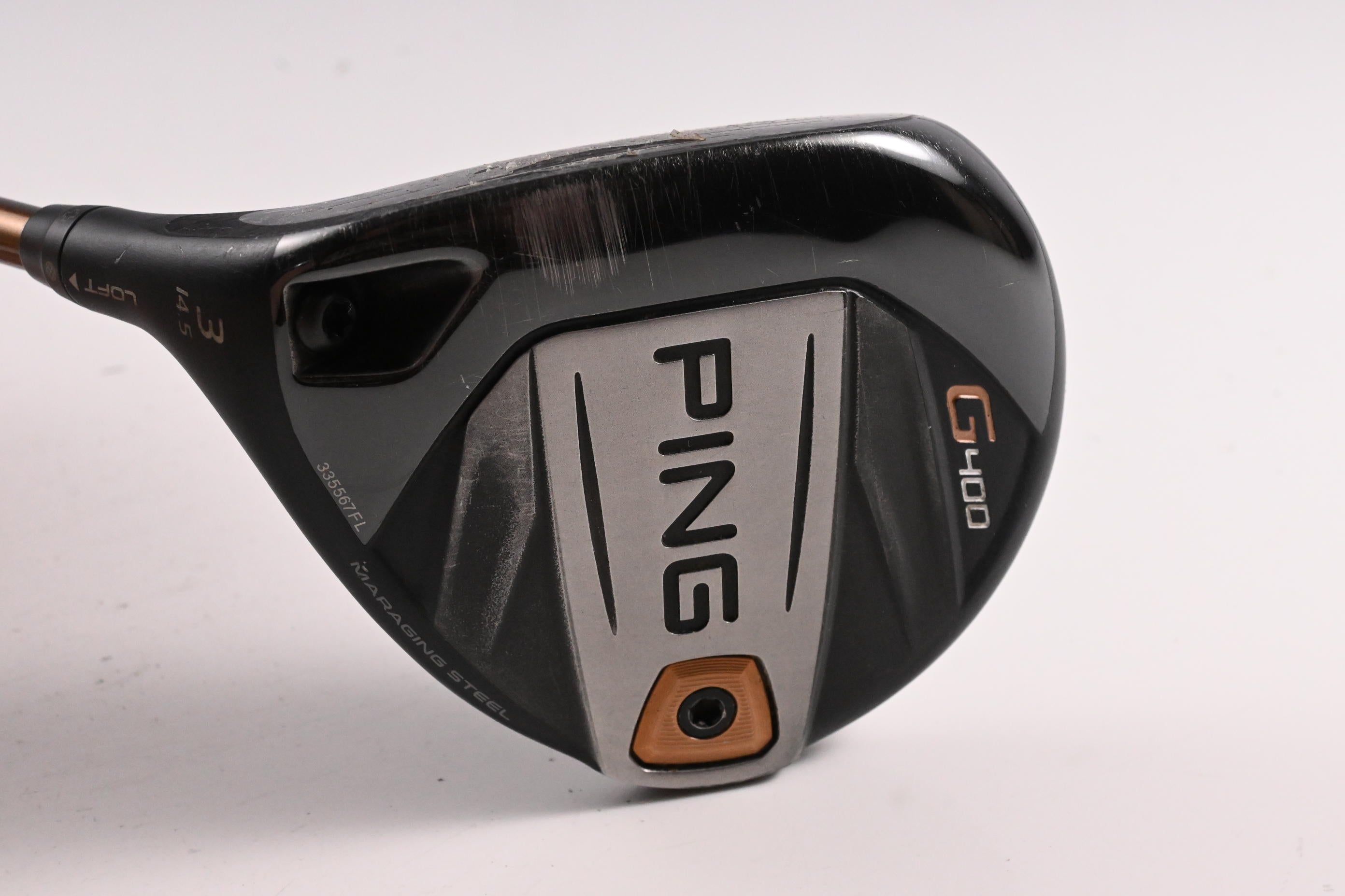 Left Hand Ping G400 #3 Wood / 14.5 Degree / Senior Flex Ping Alta CB 65