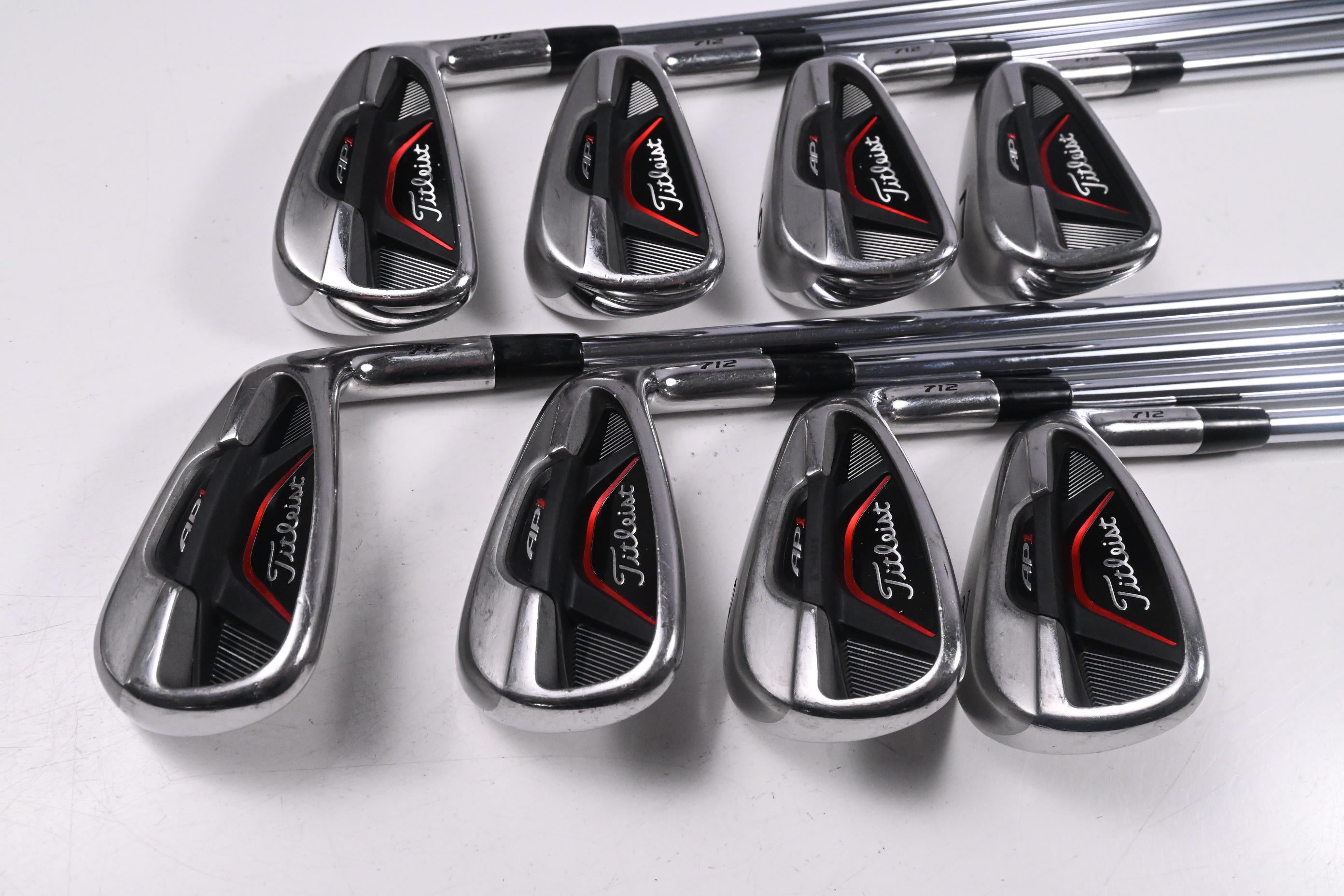 Titleist 712 AP1 Irons / 4-PW+GW / Regular Flex Dynalite Gold XP R300 Shafts