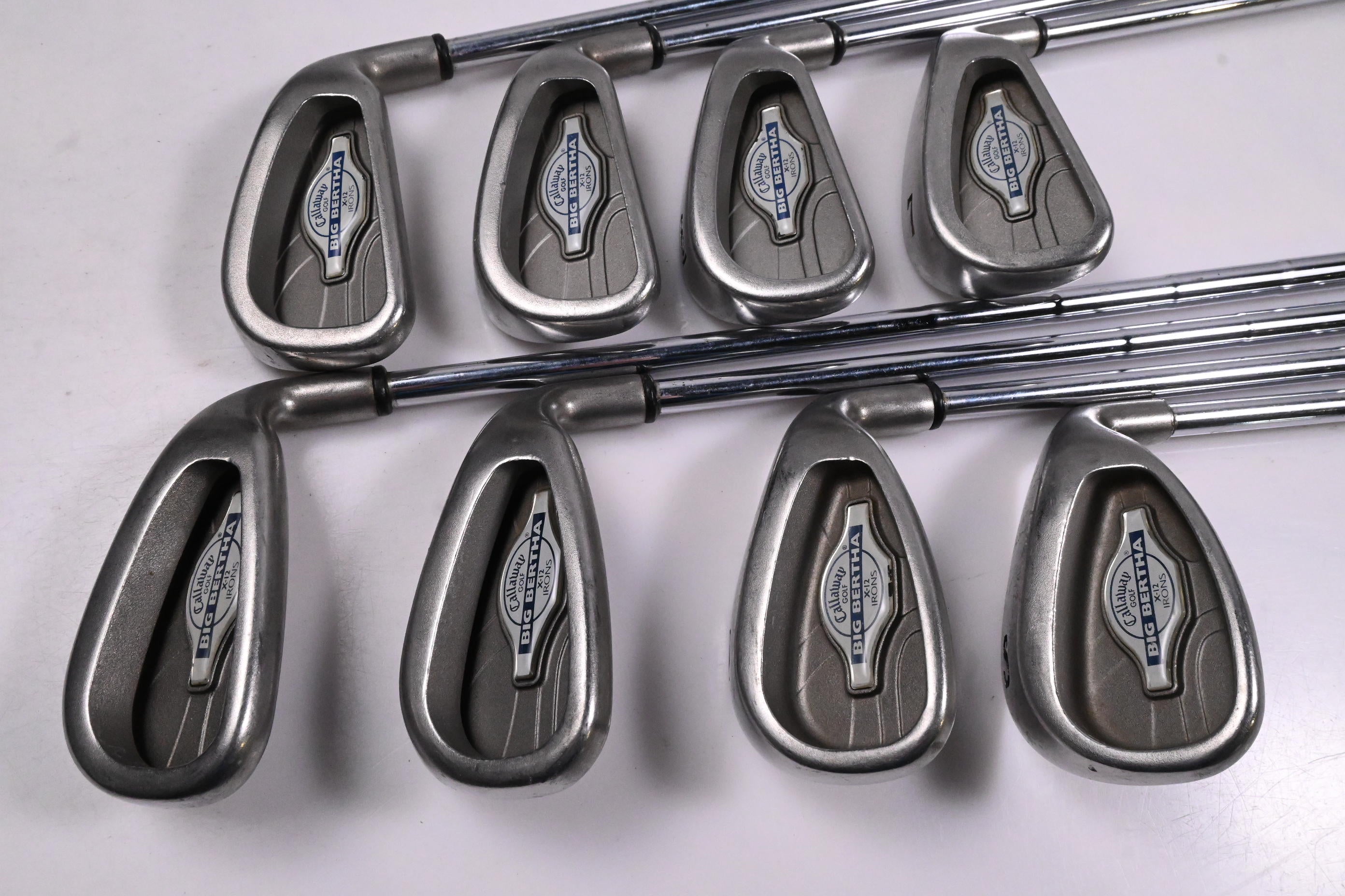 Callaway X-12 Irons / 4-PW+SW / UniFlex Memphis 10 "98" Shafts
