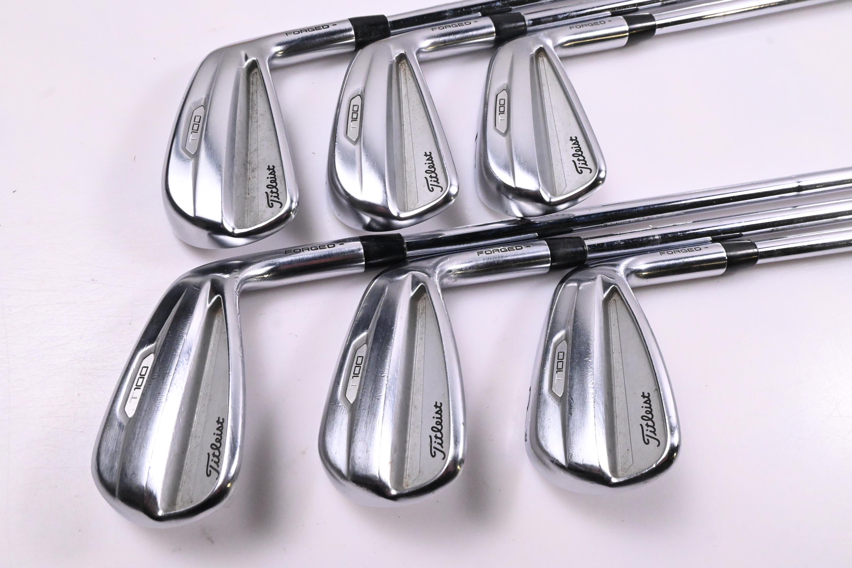 Titleist T100 2021 Irons / 5-PW / Stiff Flex AMT Tour White S300 Shafts