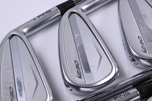 Ping i230 Irons / 4-PW / Blue Dot / Stiff Flex KBS Tour 120 Shafts