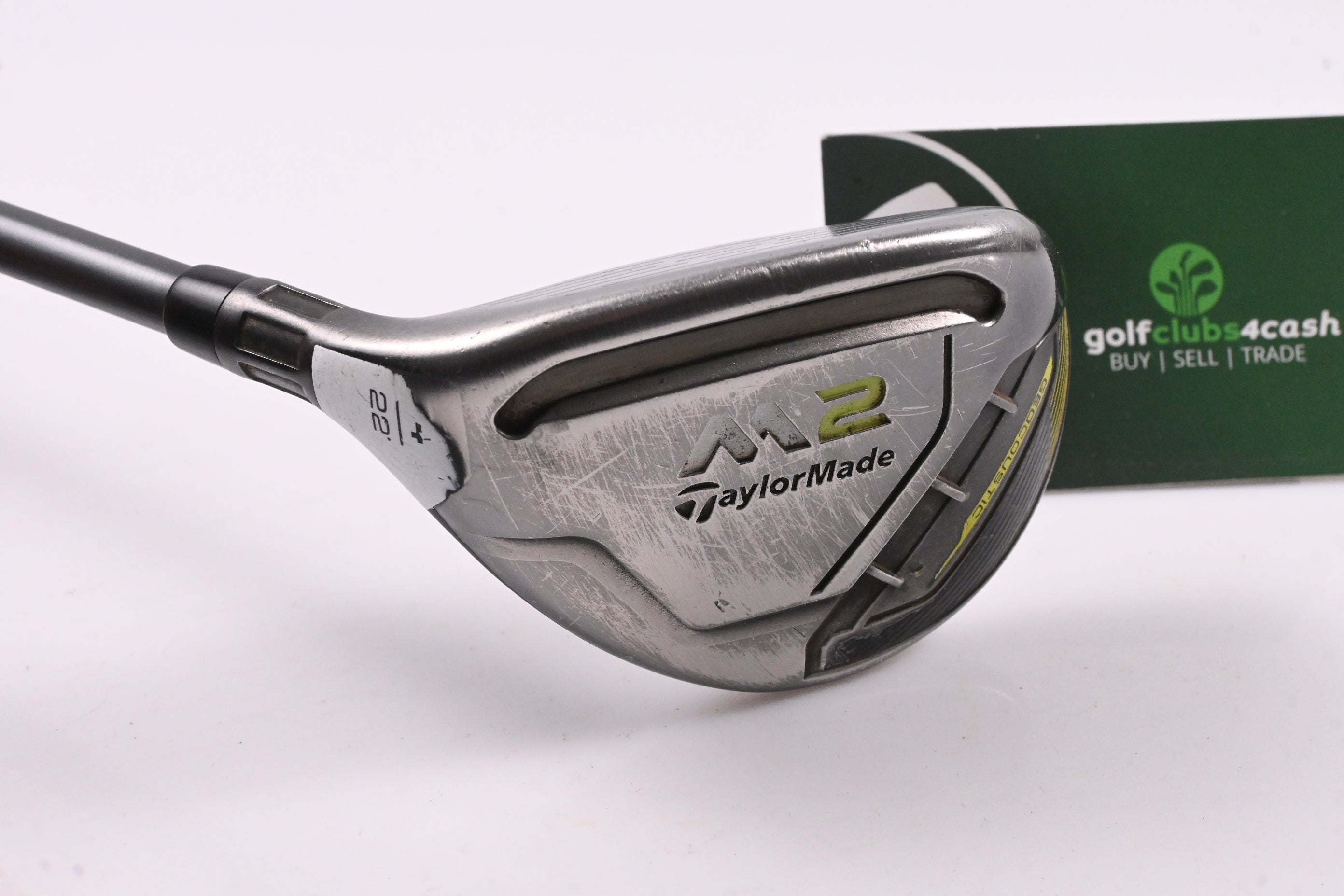 Left Hand Taylormade M2 2017 #4 Hybrid / 22 Degree / Regular Flex M2 REAX 65