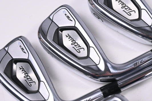 Left Hand Titleist 718 AP3 Irons / 4-PW / Regular Flex AMT Red R300 Shafts