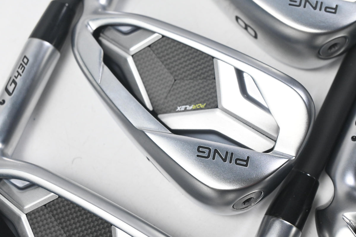 Ping G430 Irons / 6-PW+SW / Black Dot / Senior Flex Ping Alta CB Shafts