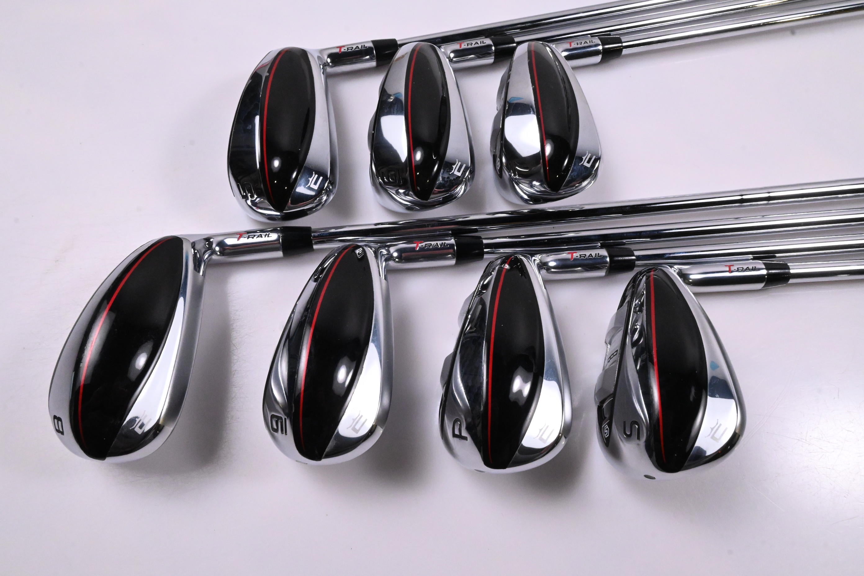 Cobra T-Rail 2023 Irons / 5-PW+SW / Regular Flex KBS MAX 85 Shafts
