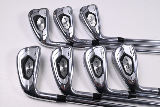 Left Hand Titleist 718 AP3 Irons / 4-PW / Regular Flex AMT Red R300 Shafts