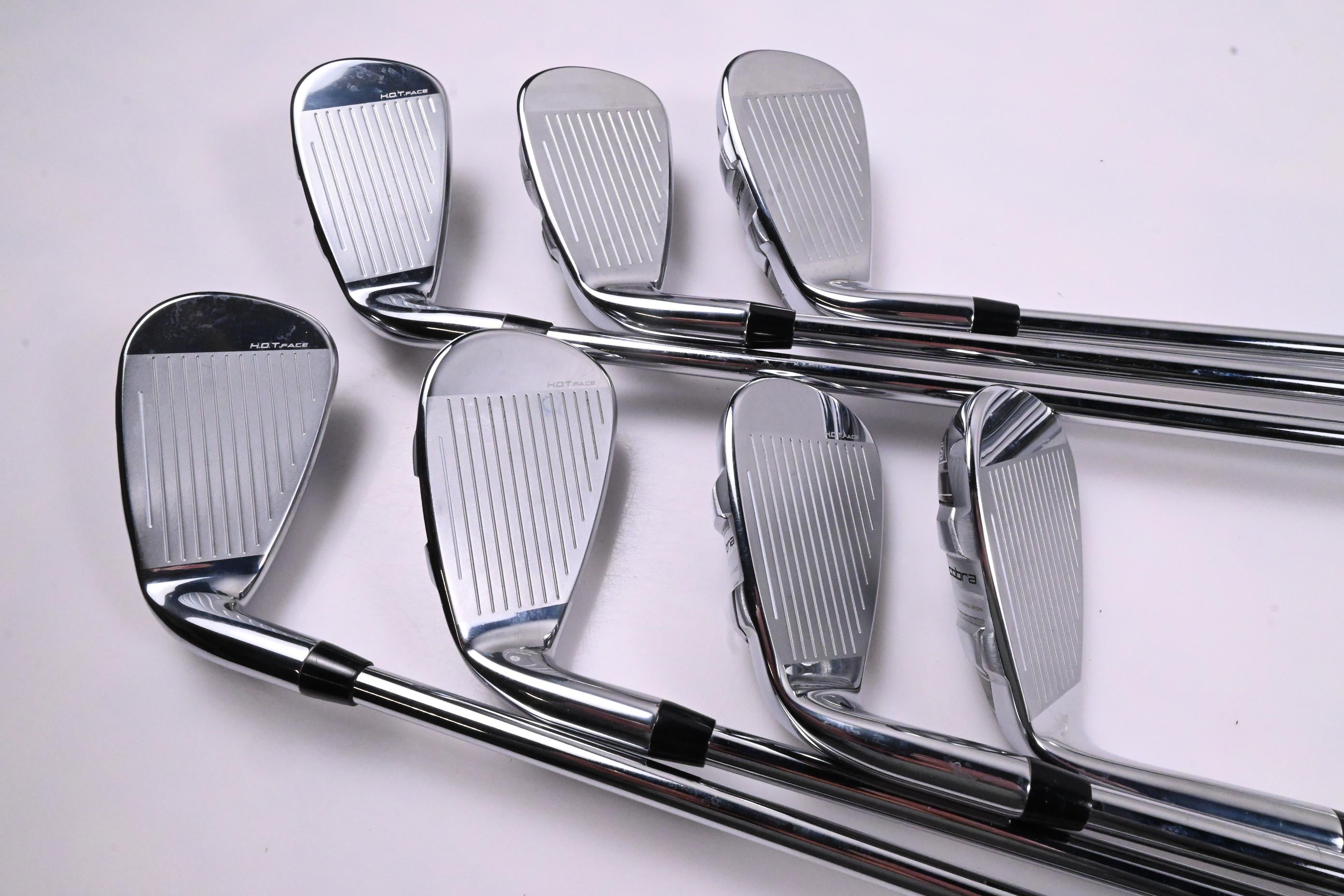 Cobra T-Rail 2023 Irons / 5-PW+SW / Regular Flex KBS MAX 85 Shafts