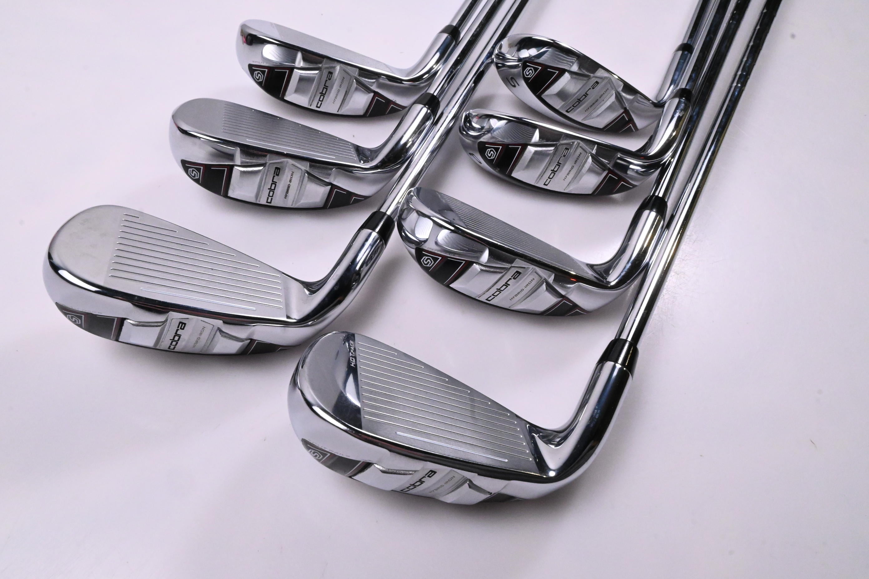 Cobra T-Rail 2023 Irons / 5-PW+SW / Regular Flex KBS MAX 85 Shafts