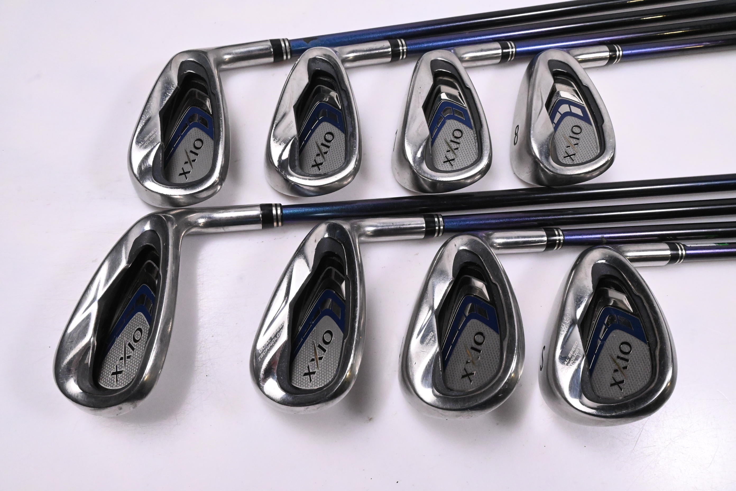 XXIO 9 Irons / 5-PW+AW+SW / Regular Flex XXIO MP 900 DST 54 Shafts