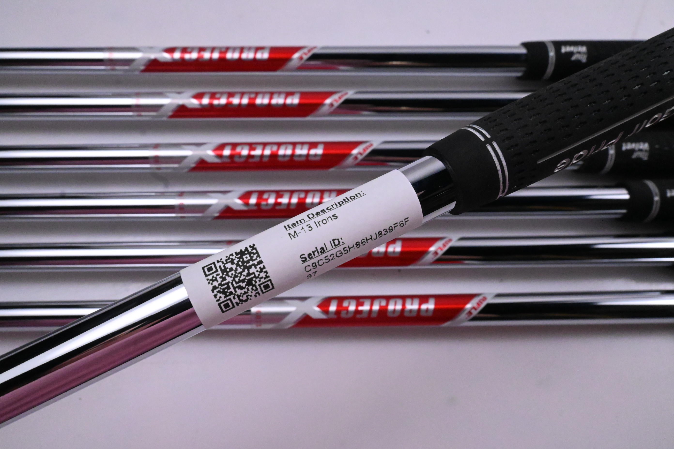 Mizuno M-13 Irons / 4-PW / Stiff Flex Project X Red 110 Shafts