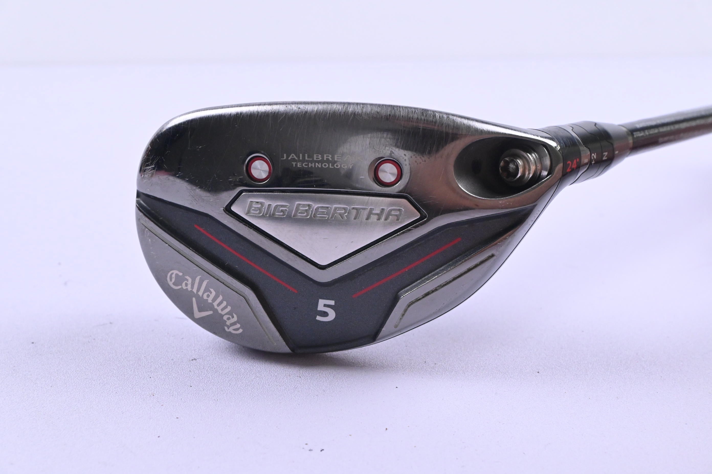 Ladies Callaway Big Bertha 2019 #5 Hybrid / 24 Degree / Ladies Flex UST Recoil
