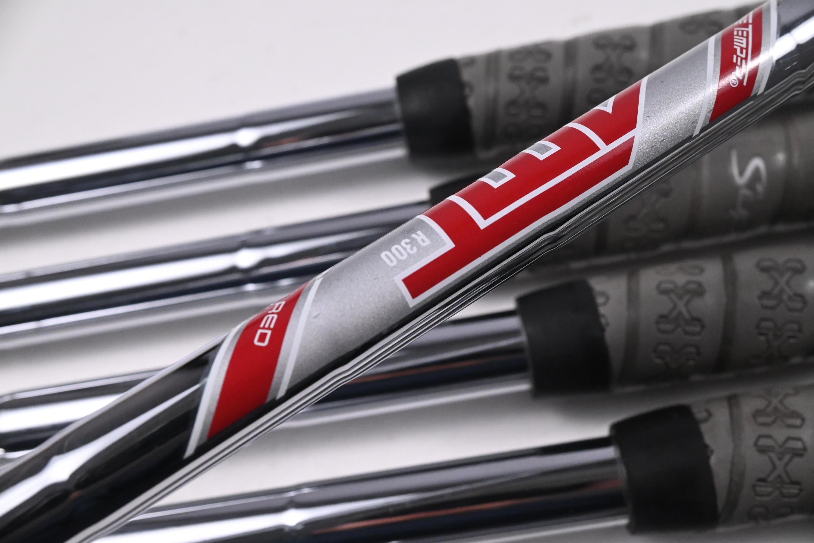 Left Hand Titleist 718 AP3 Irons / 4-PW / Regular Flex AMT Red R300 Shafts