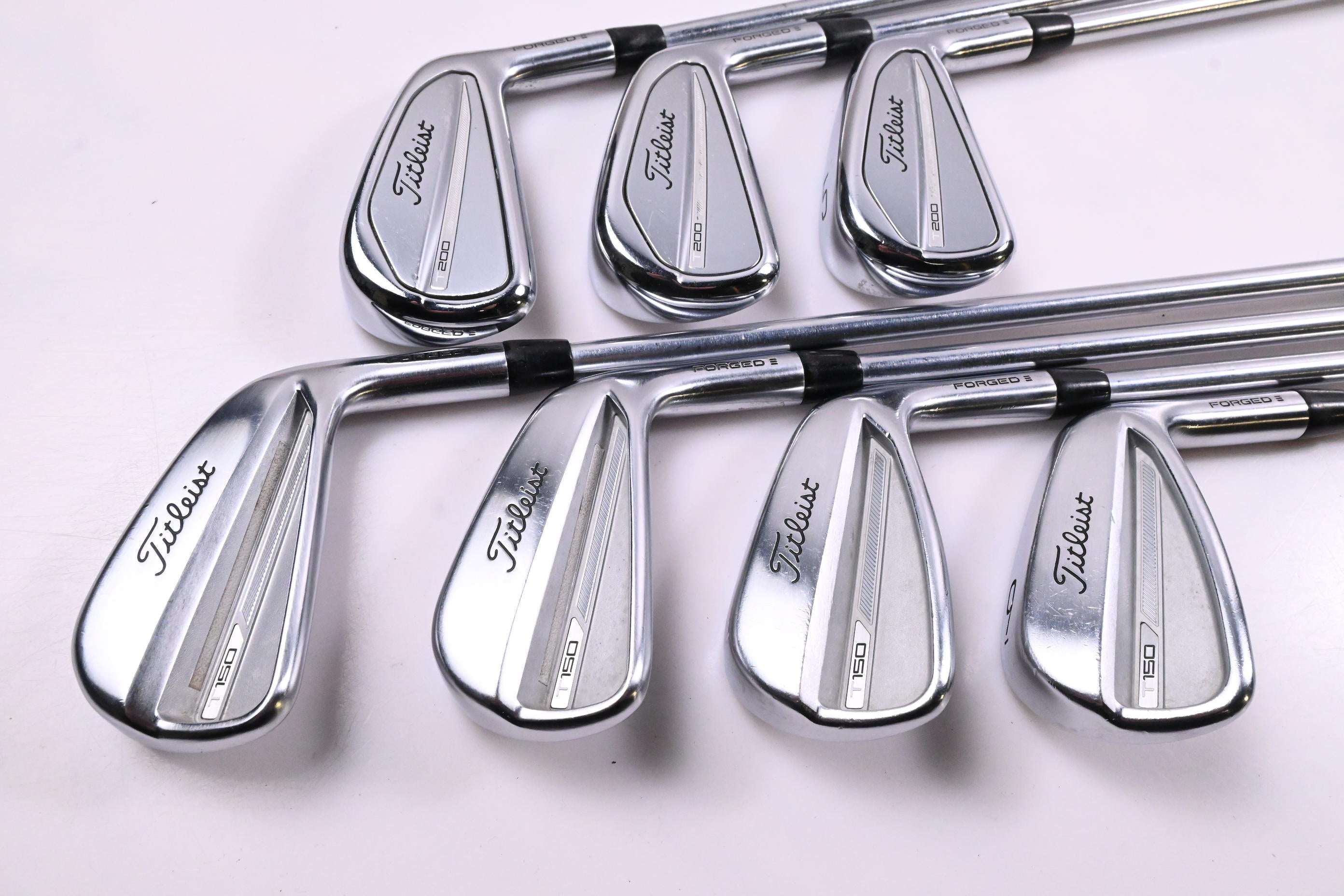 Titleist T200/T150 2023 Irons / 3-9i / Regular Flex Project X IO 105 Shafts