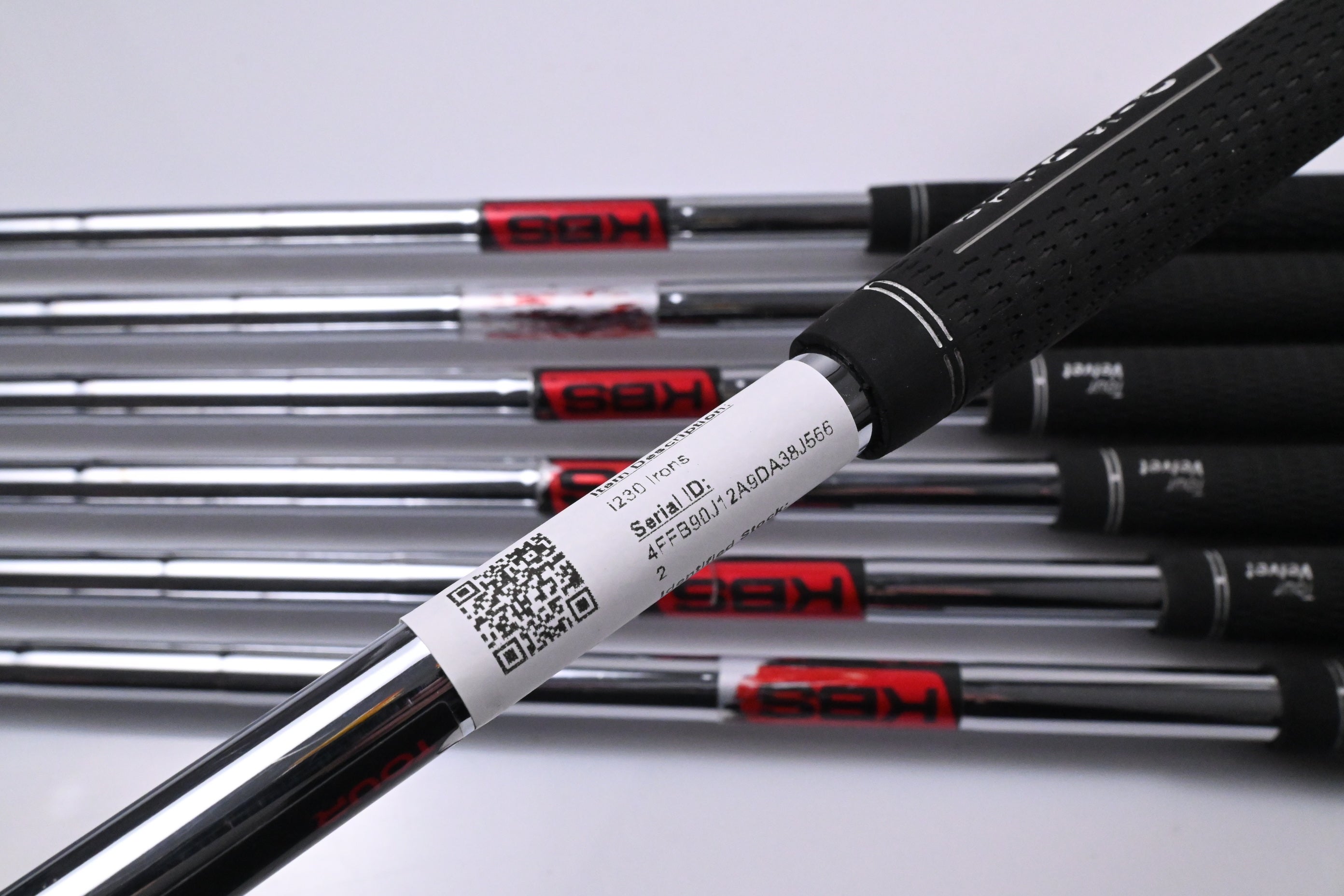 Ping i230 Irons / 4-PW / Blue Dot / Stiff Flex KBS Tour 120 Shafts