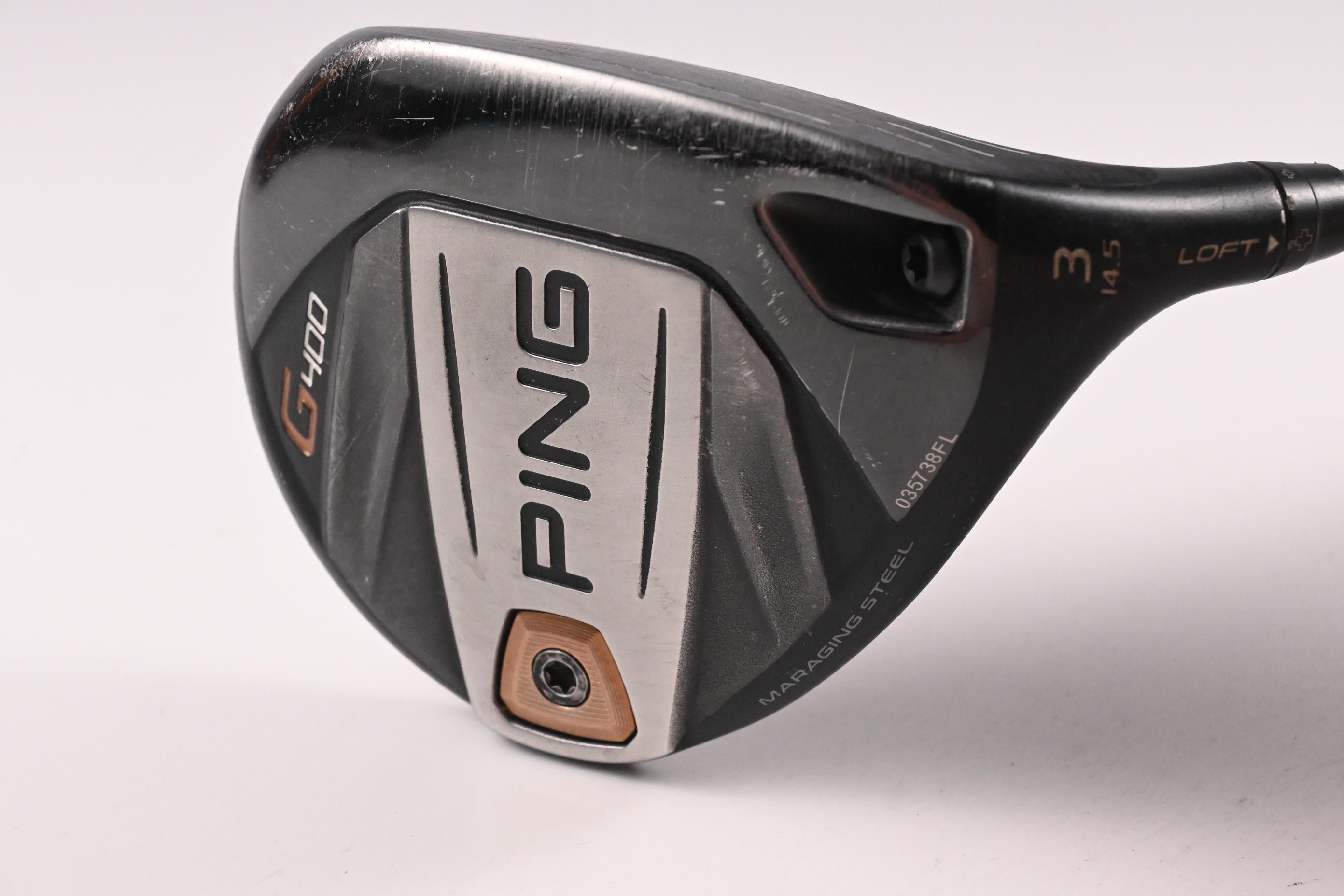 Ping G400 #3 Wood / 14.5 Degree / Regular Flex Ping Alta CB 65 Shaft